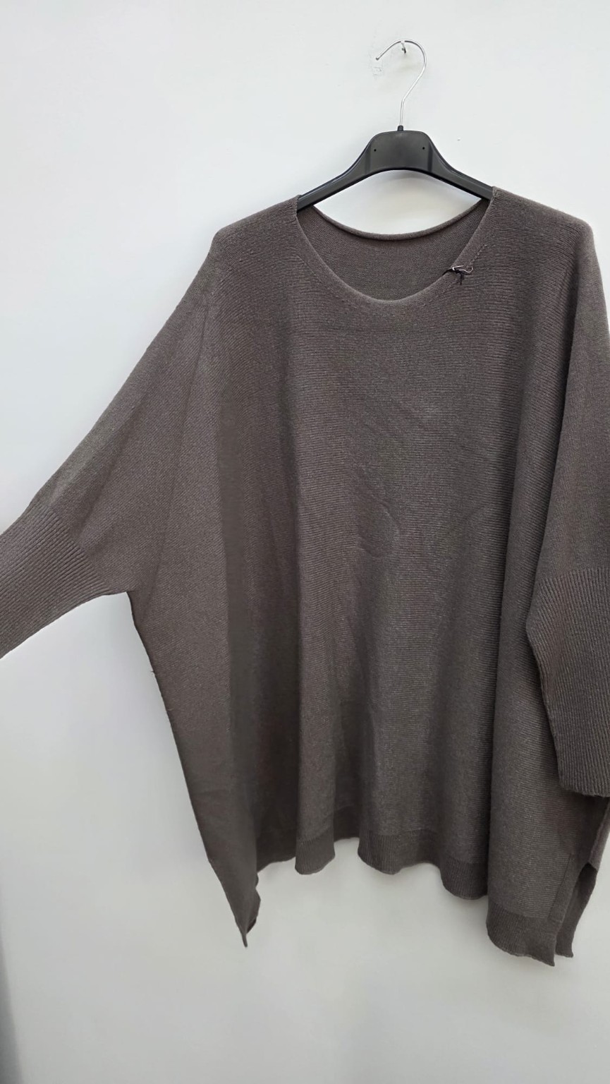 OVERSIZE KNIT SWEATER SIGRID Made in Italy 34-44/46 Strick Pullover
