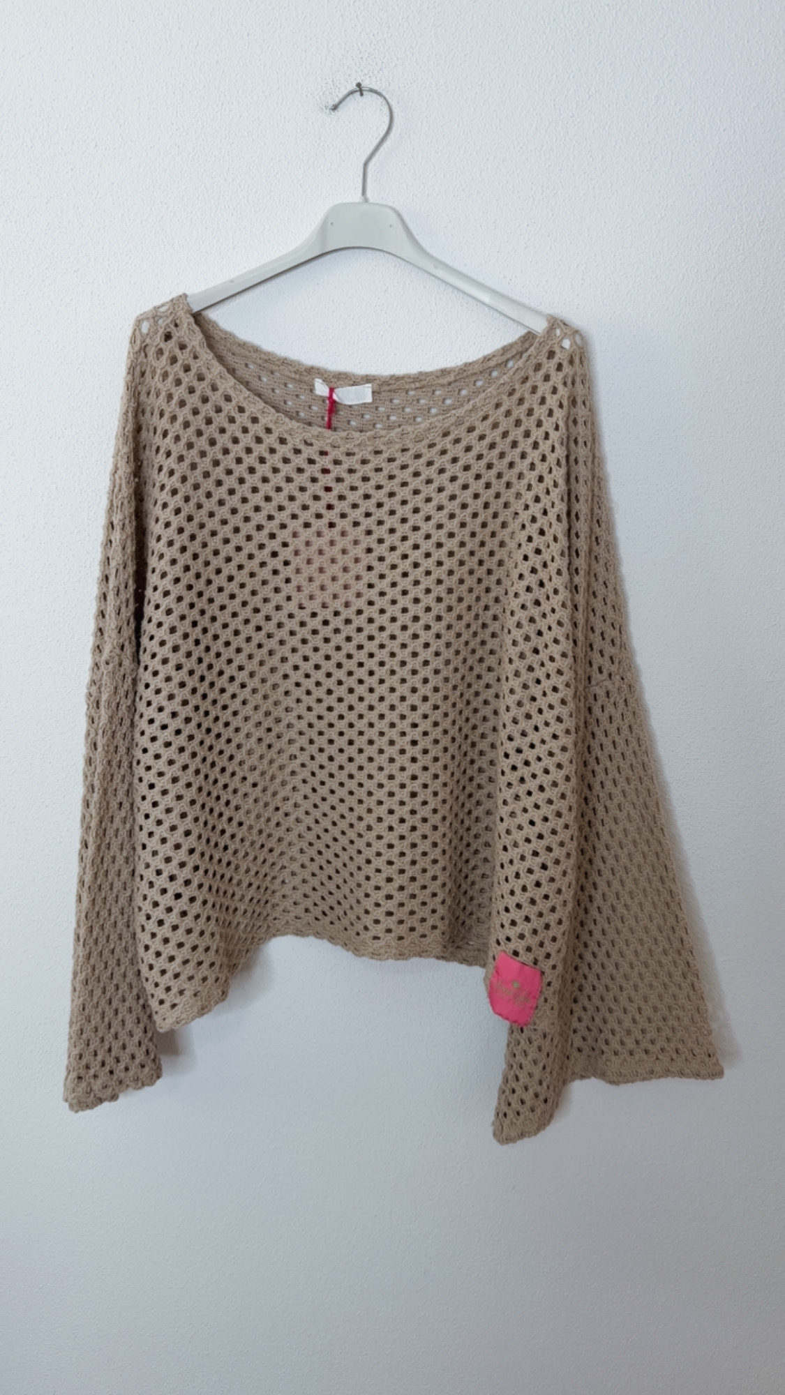 Strick-Set Cala Rock & Pullover Beige Made in Italy 34-40/42