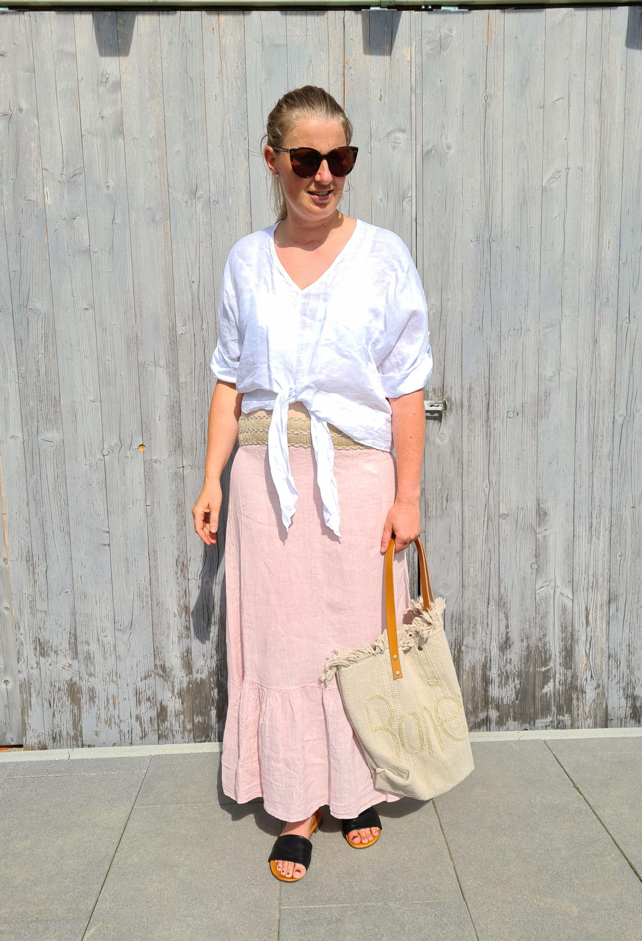 LINEN SKIRT KRISTIN ROSA 34-42 Made in Italy Leinen Midi Rock Bast Details LINEN SKIRT KRISTIN ROSA 34-42 Made in Italy Leinen Midi Rock Bast Details