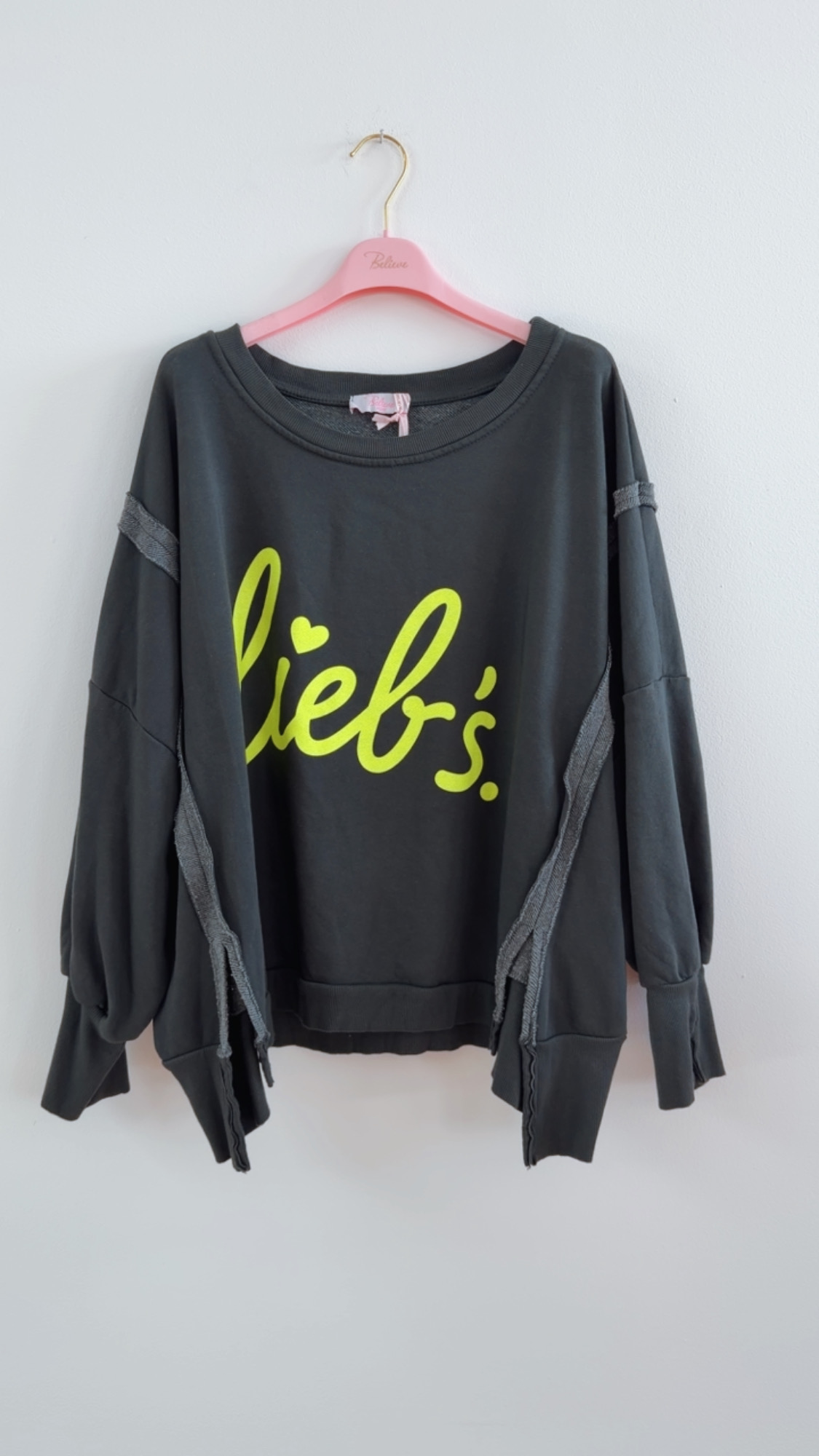 Sweatshirt Isotta – Lieb´s im lässigen Oversize-Look Made in Italy 34-48