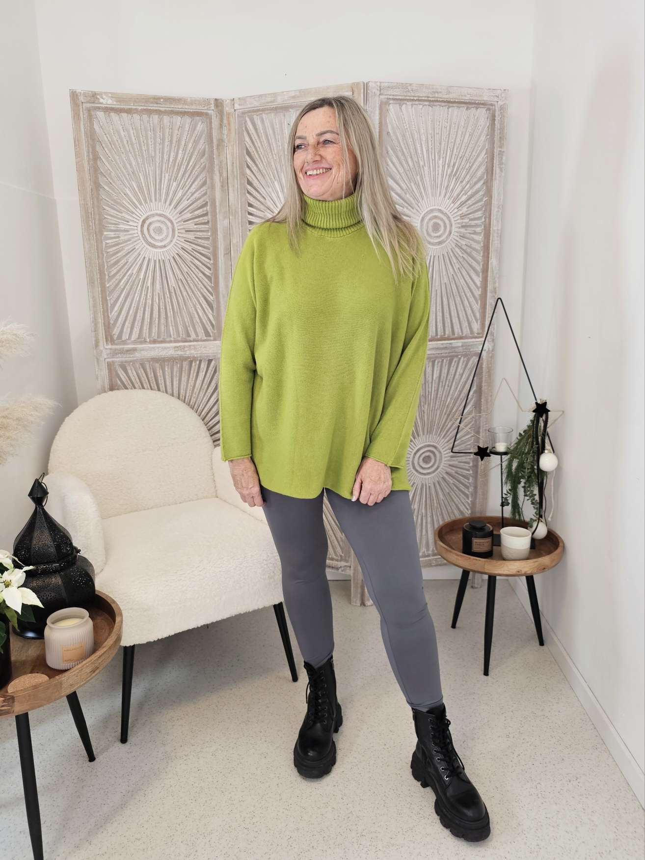 LIGHT KNIT ROLLKRAGEN ROSI Made in Italy 34 - 42 Pullover Turtleneck Sweater LIGHT KNIT ROLLKRAGEN ROSI Made in Italy 34 - 42 Pullover Turtleneck Sweater