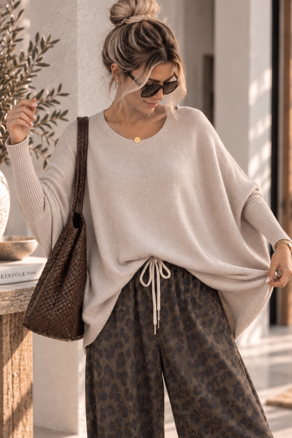 OVERSIZE KNIT SWEATER SIGRID Made in Italy 34-44/46 Strick Pullover