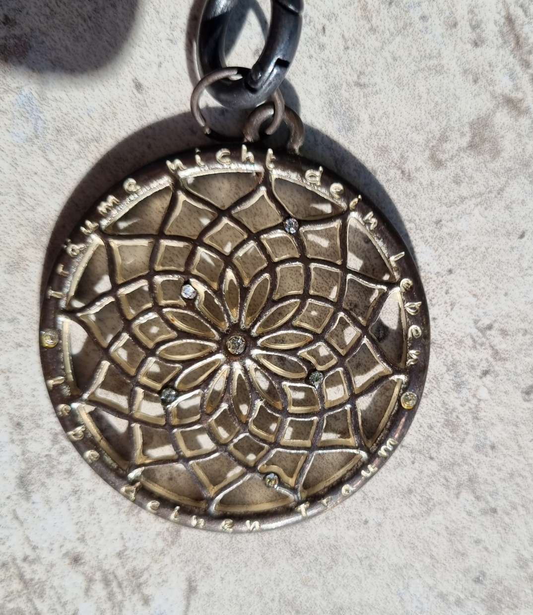 NECKLESS TRÄUME TRAUMFÄNGER lange Wechselkette BRAUN Seide SAHARA Halskette Kette Amueltt NECKLESS TRÄUME TRAUMFÄNGER lange Wechselkette BRAUN Seide SAHARA Halskette Kette Amueltt
