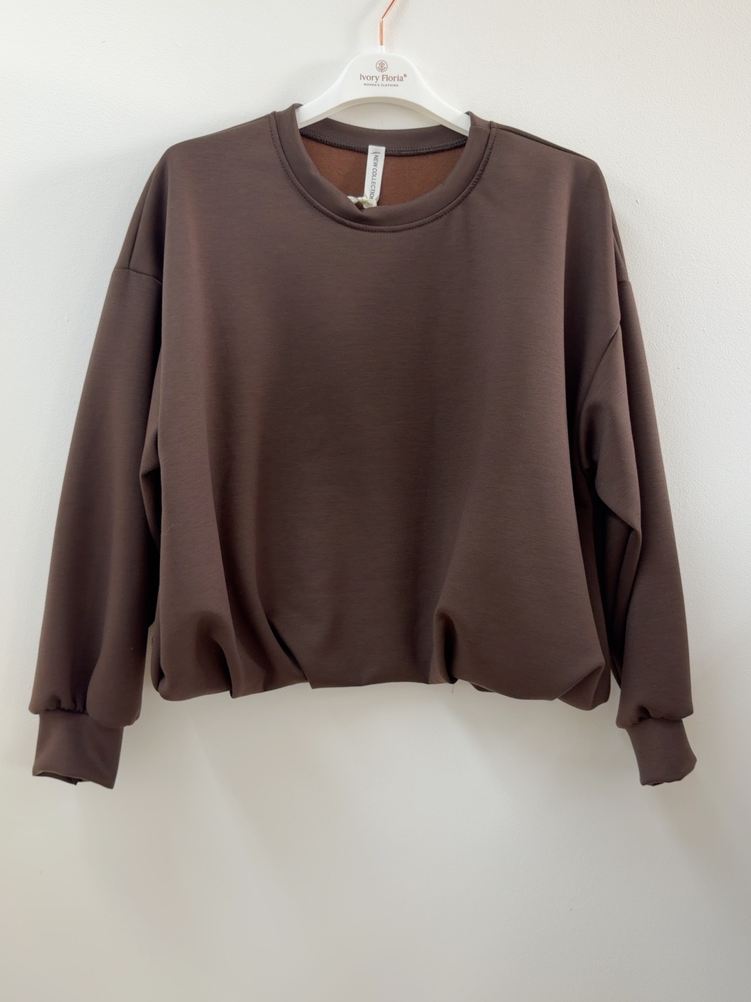 Soft Touch Pullover UNI mit Gummizug SW0129 Made in Italy