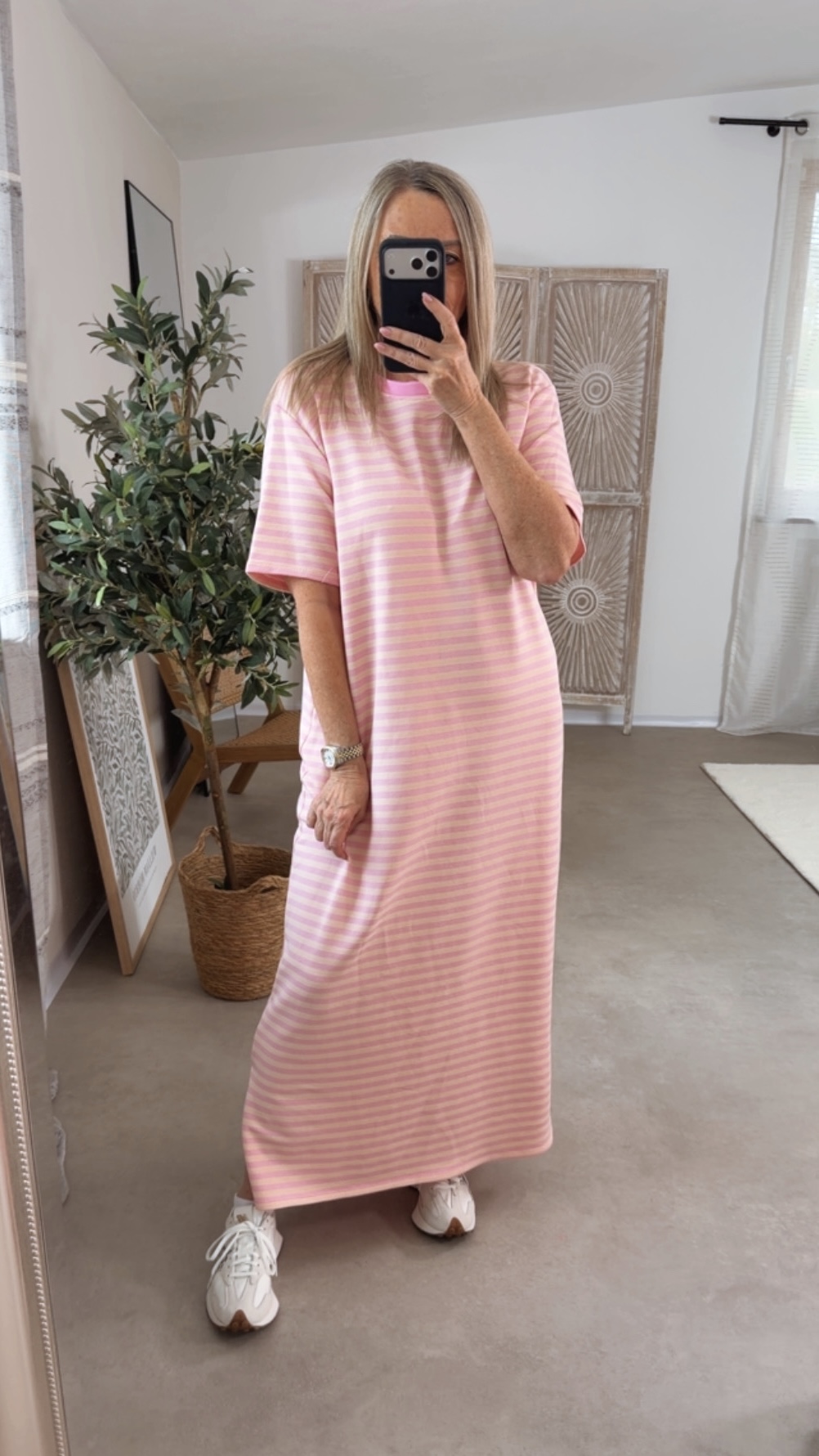 🤍 Sweaterkleid „Bianca Stripes“ – Made in Italy Gr 34-44