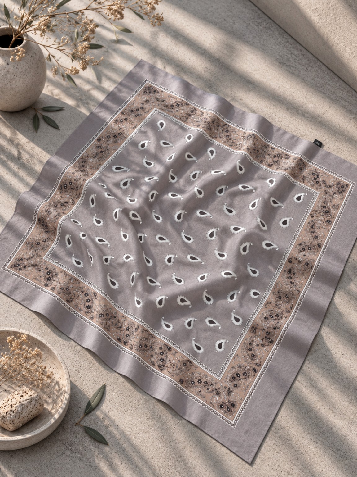 Bandana Tuch – Paisley-Look I T0168 I  Made in Italy