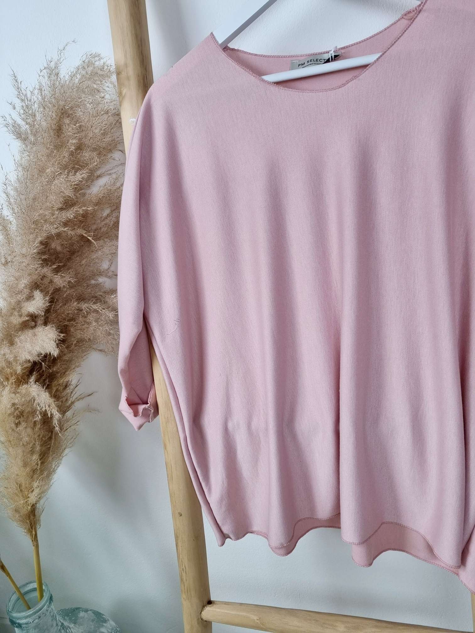 BASIC LONGSLEEVE RUBY ROSA leichter Pullover 34-42 Made in Italy Layer Shirt BASIC LONGSLEEVE RUBY ROSA leichter Pullover 34-42 Made in Italy Layer Shirt