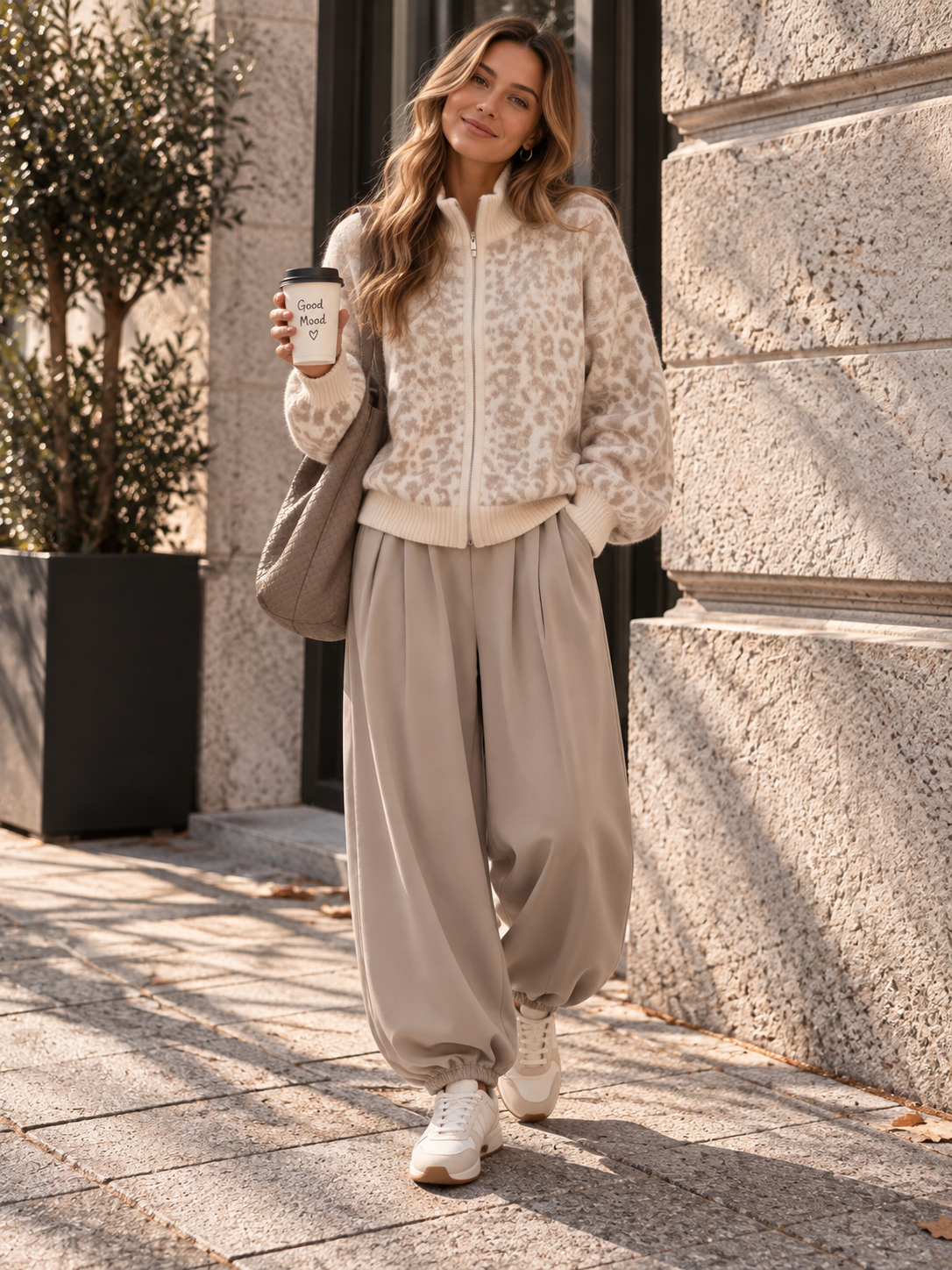 Butterstoff Ballonhose uni HO0106 | Made in Italy Gr 34-42-44 Hose