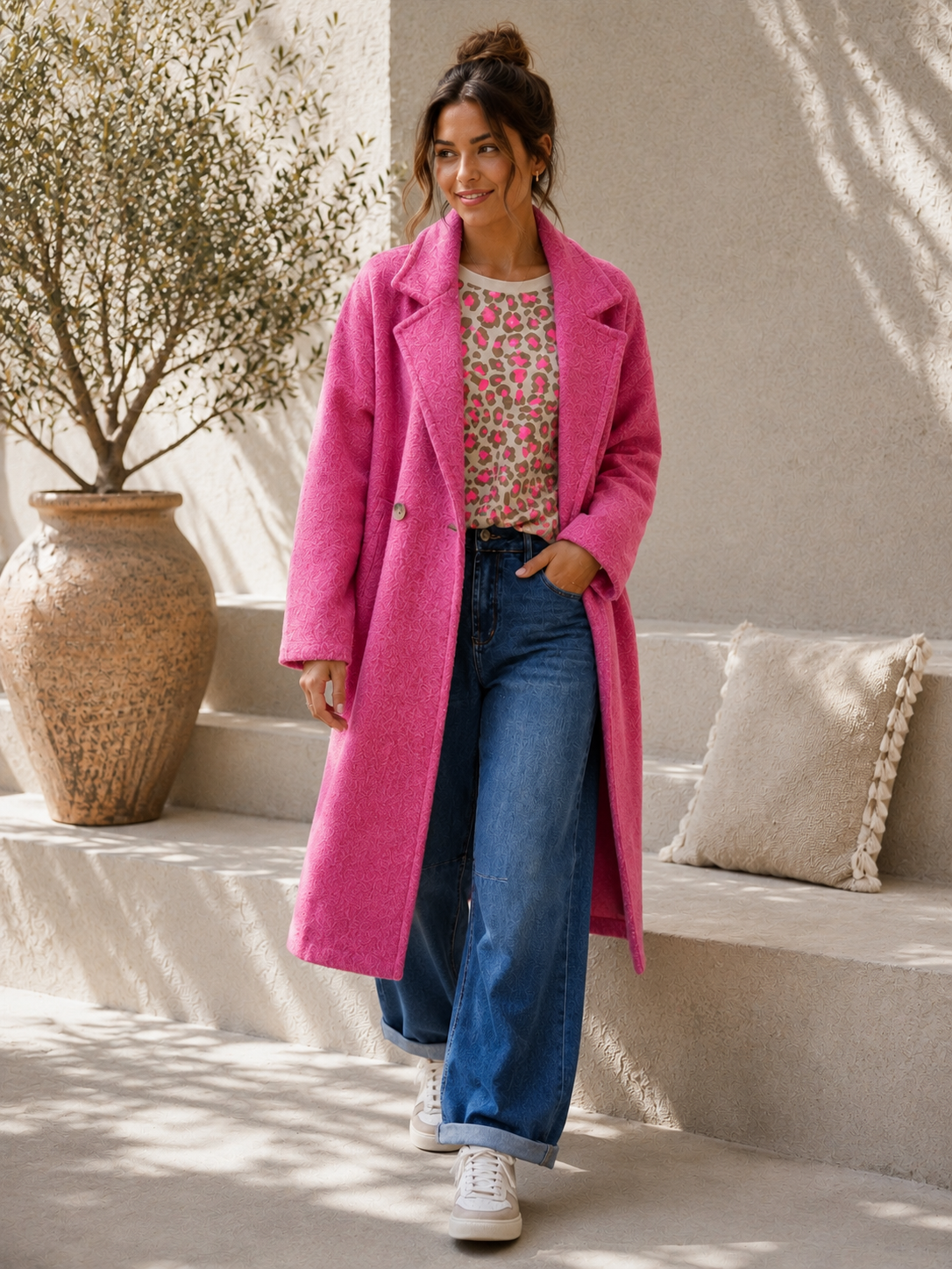 TREND MANTEL ELVIRA 36 - 42 Trench Coat Made in Italy