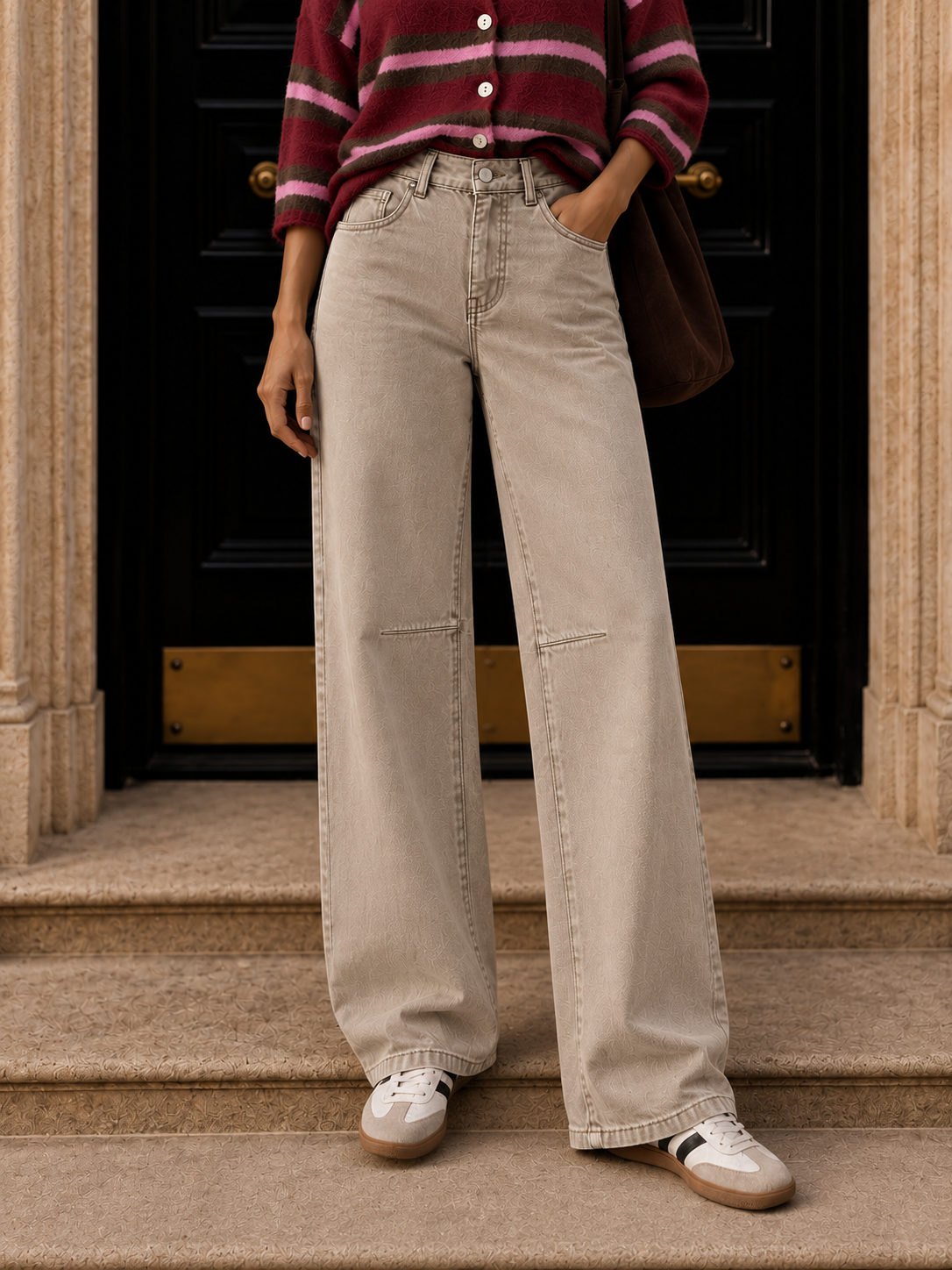 Ballon Jeans Beige I J0067 I Made in Italy