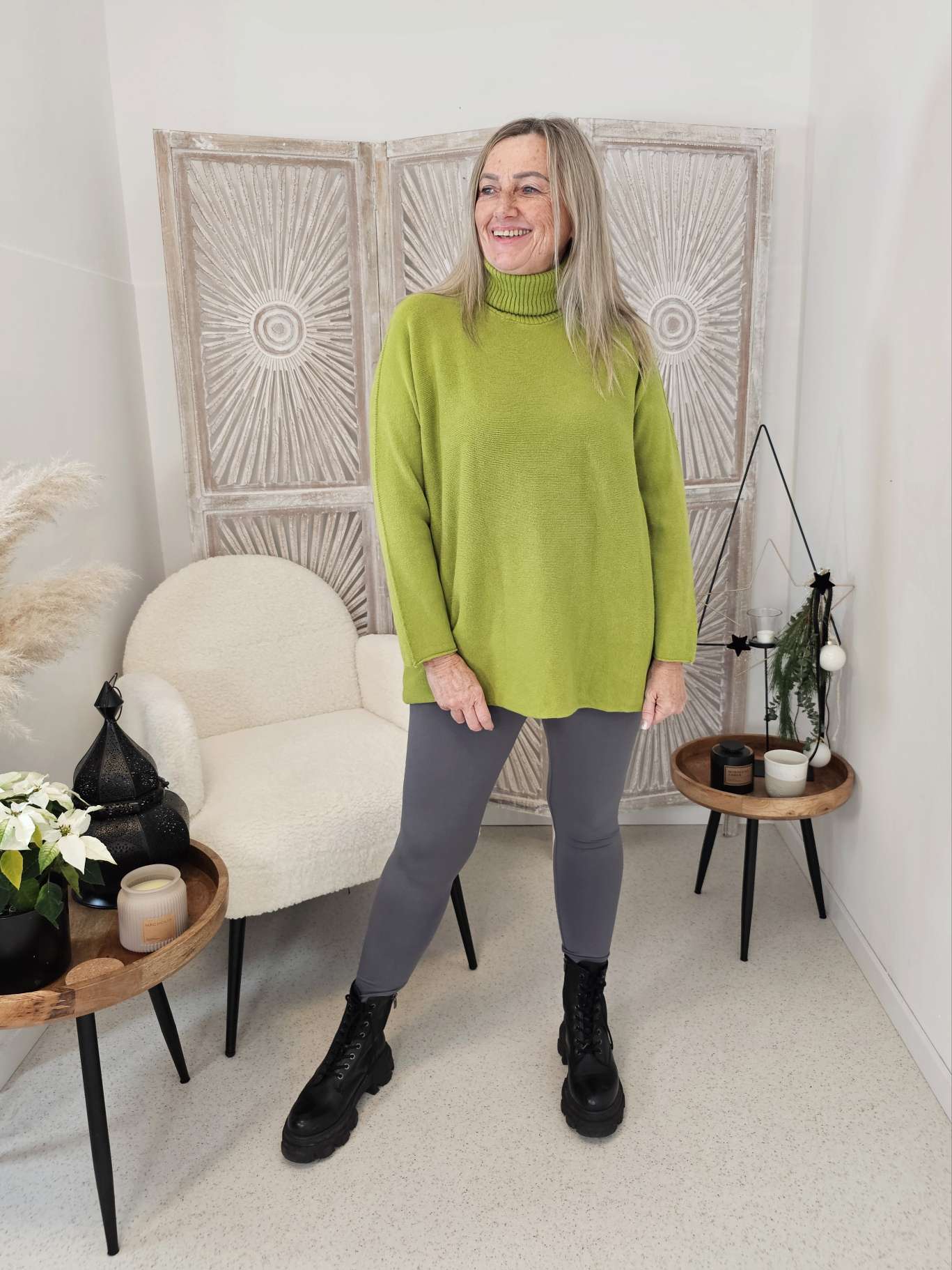 LIGHT KNIT ROLLKRAGEN ROSI Made in Italy 34 - 42 Pullover Turtleneck Sweater LIGHT KNIT ROLLKRAGEN ROSI Made in Italy 34 - 42 Pullover Turtleneck Sweater
