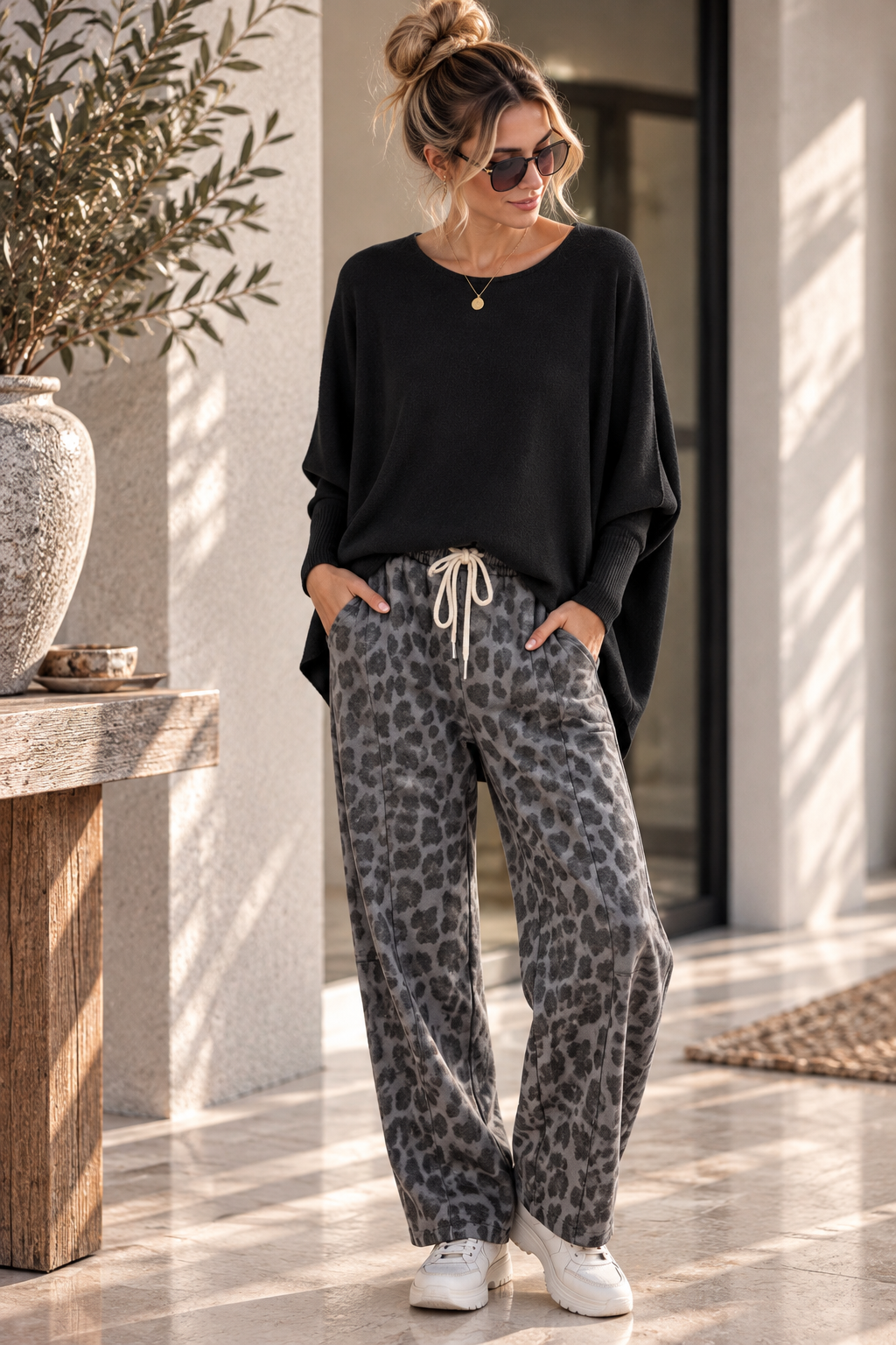 OVERSIZE KNIT SWEATER SIGRID Made in Italy 34-44/46 Strick Pullover