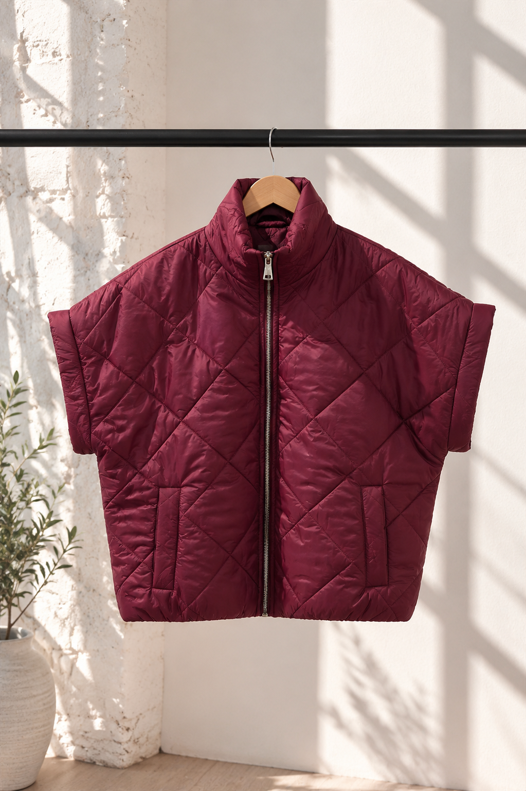 Steppjacke Svenja – Made in Italy – lässiger Spätsommer-Look Gr. 34-42