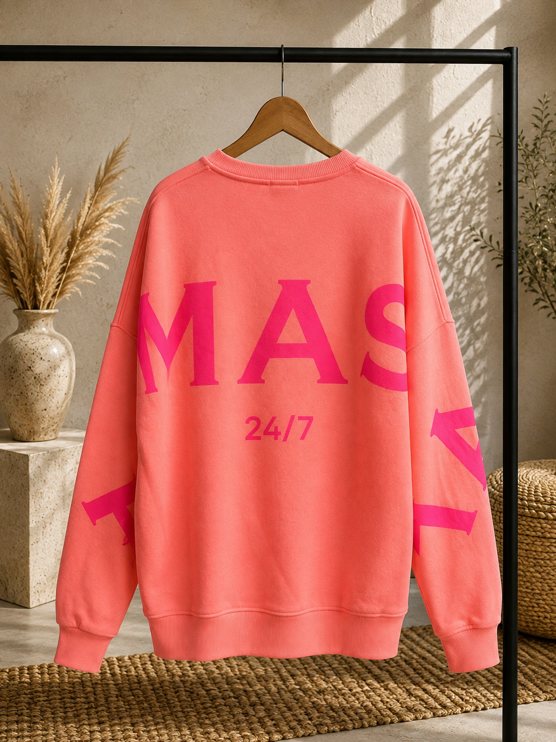 Sweatshirt „Namaste 24/7 Uni“ – Made in Italy | One Size bis ca. Gr. 42