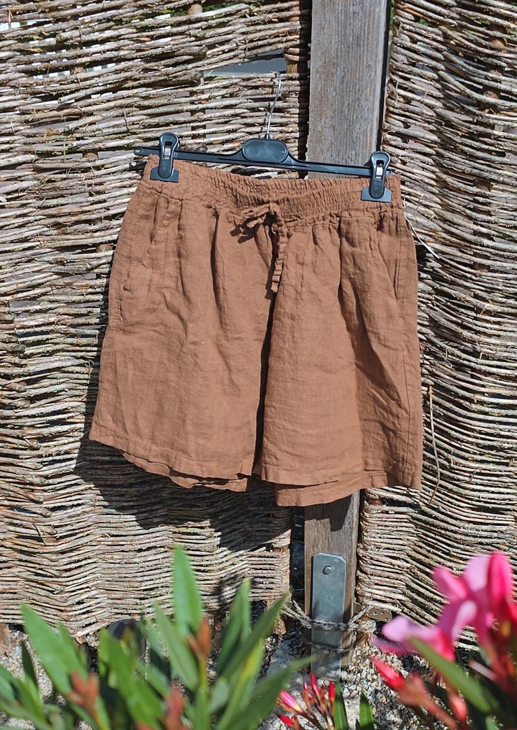 LINEN SHORTS BONITA KURZ Made in Italy 34-42 Leinenshort