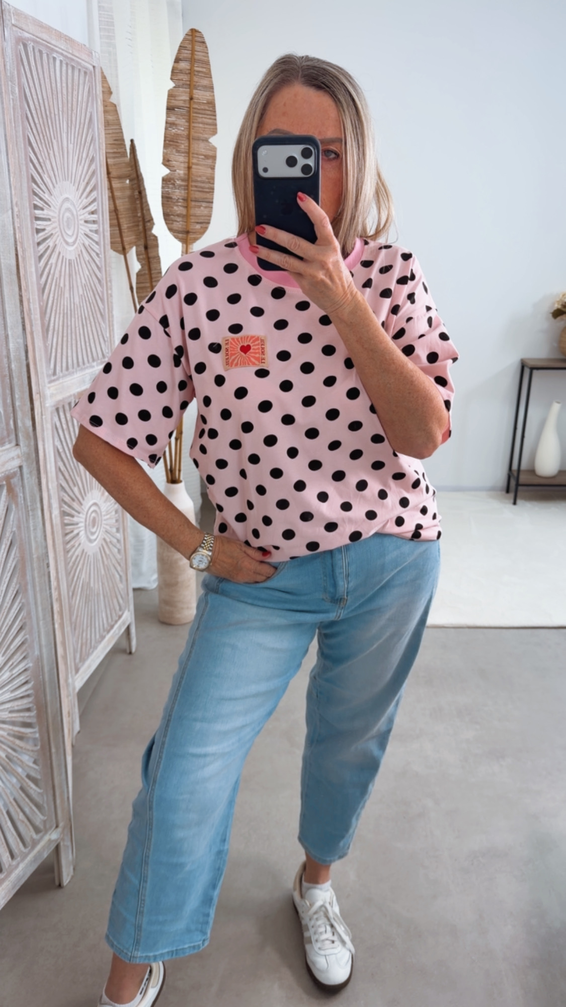 Dots T-Shirt Rosabella Le Soleil Made in Italy 34-40/42