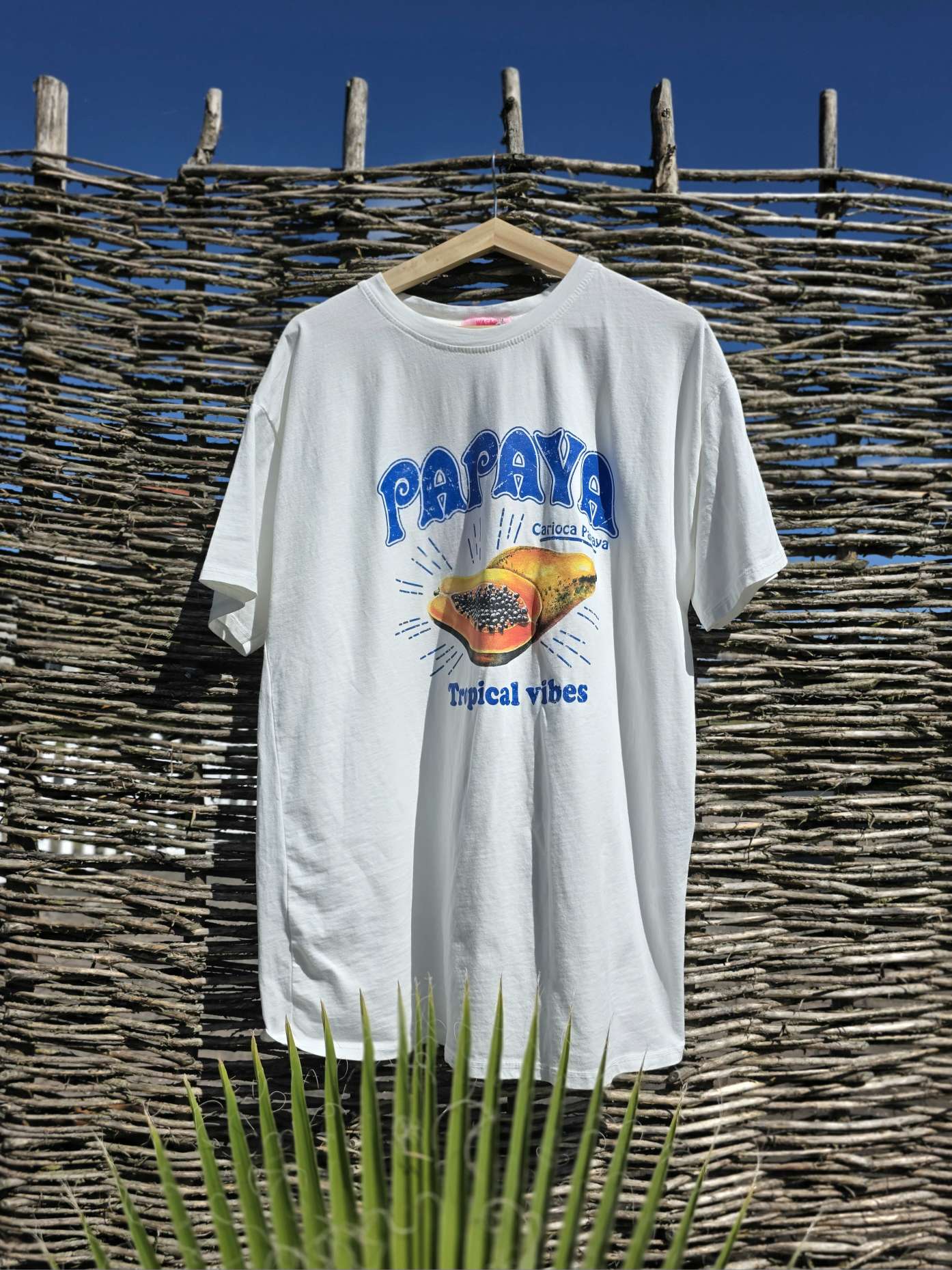 STATEMENT T-SHIRT PAPAYA Made in Italy 34-42 