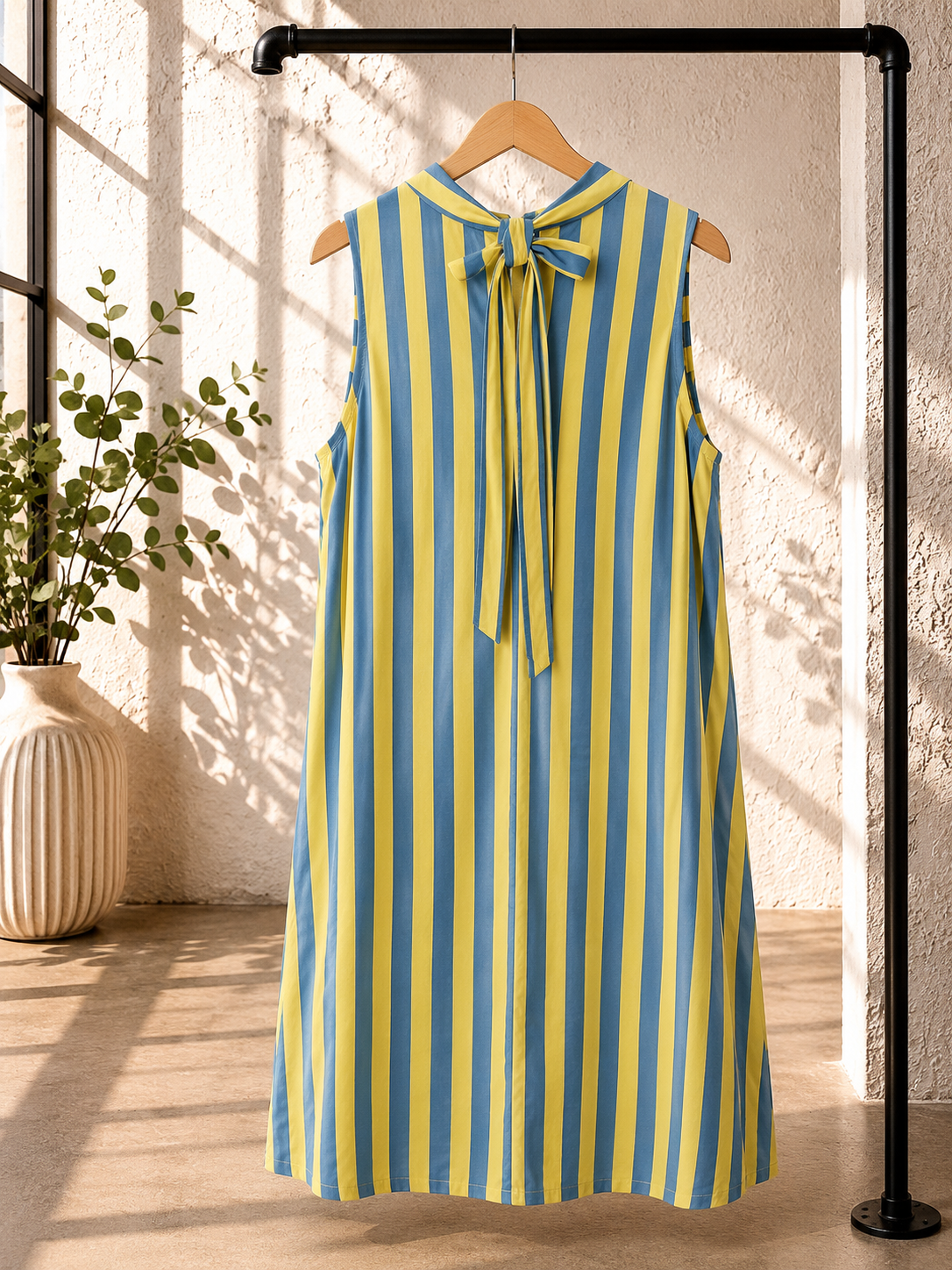 Kleid Elowen Blockstreifen Made in Italy 34-42