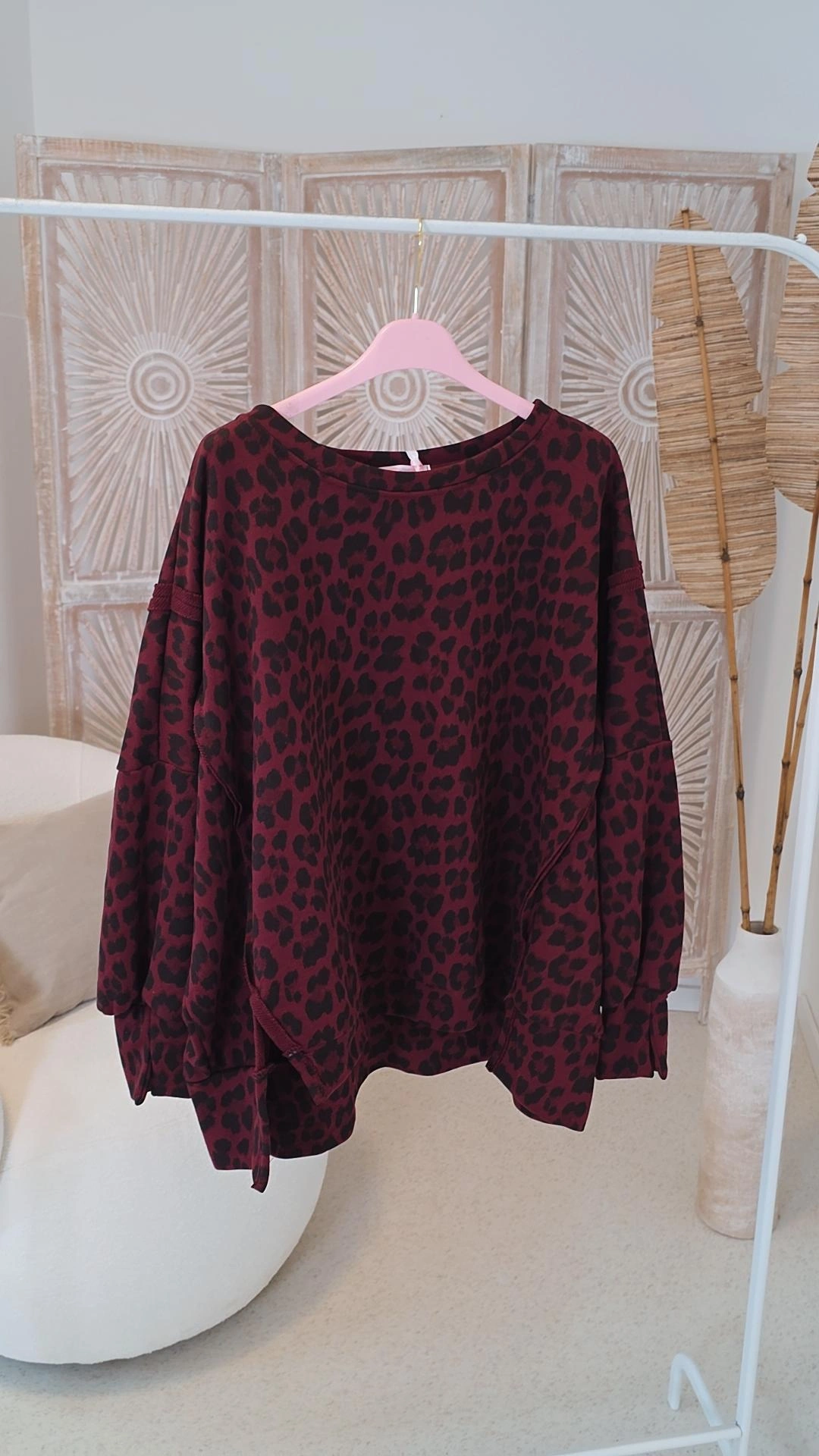 OVERSIZE SWEATER CARLOTA BIG LEO 34-44/46 Made in Italy