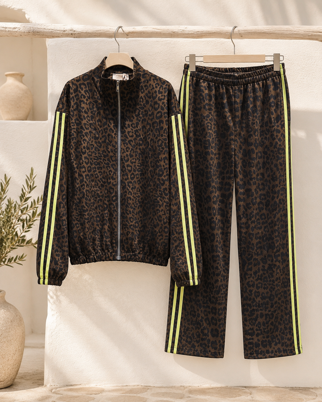 Set Ayla Leo Sweatshirt und Sweathose Made in Italy 34-44 Jogginganzug