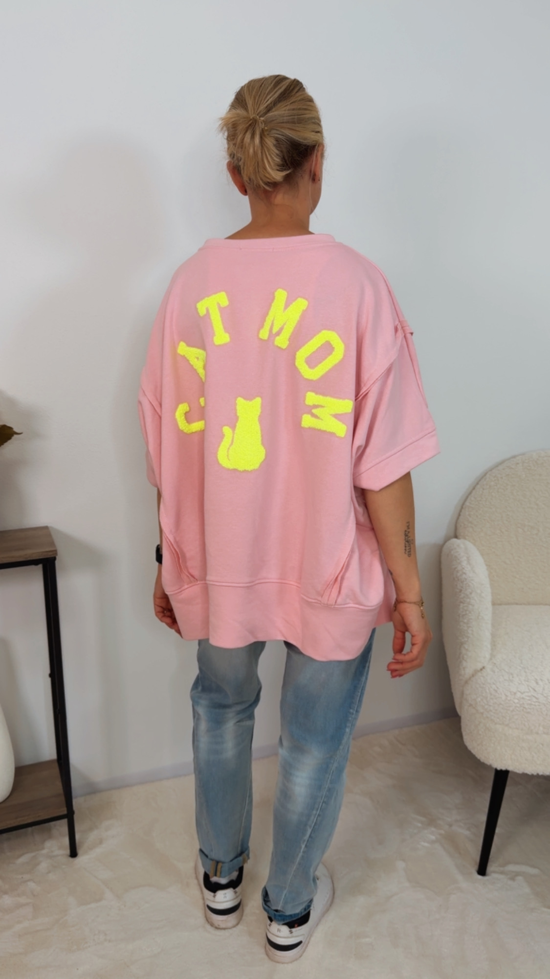 T-Shirt Luni Cat Mom Sweater Made in Italy 34-42/44