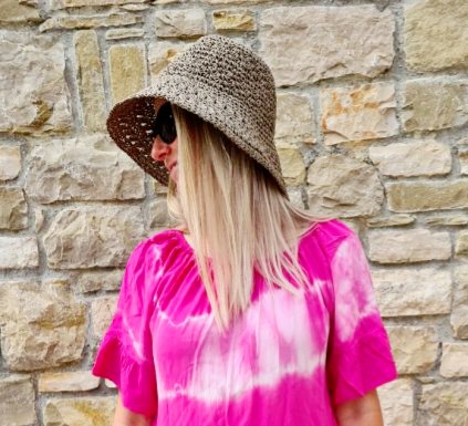 FISHER HAT MANDY Fischerhut Sonnenhut Stroh Hut Sommerhut verstellbar verschiedene Farben FISHER HAT MANDY Fischerhut Sonnenhut Stroh Hut Sommerhut verstellbar verschiedene Farben