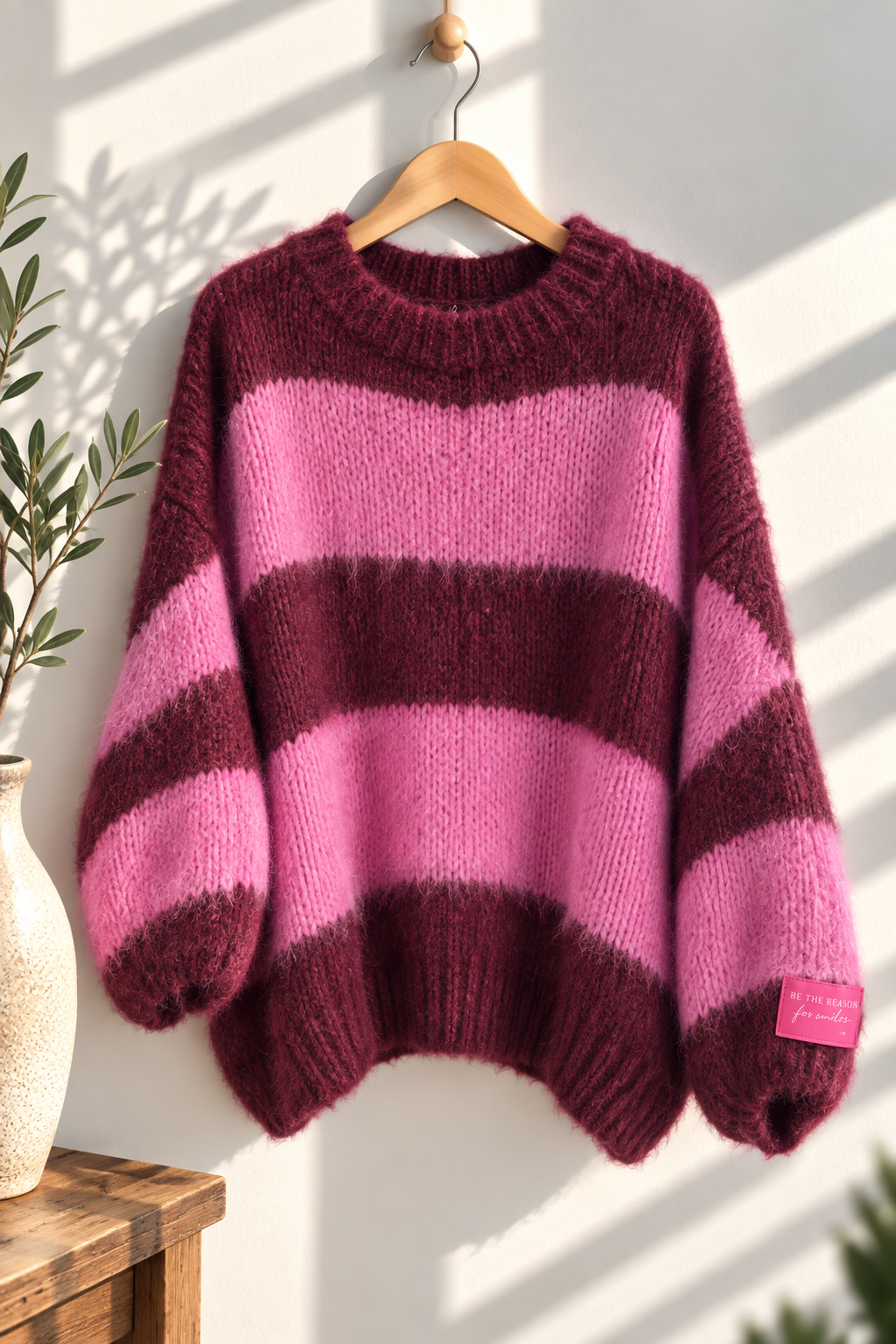 Kuschelpullover SP0082 – Made in Italy Gr. 34-42 Strick Pullover