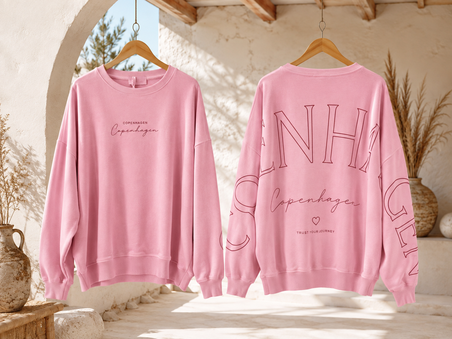 Sweatshirt Copenhagen I NO. SW0016 I lässiger Oversize-Look I Made in Italy 34-42/44