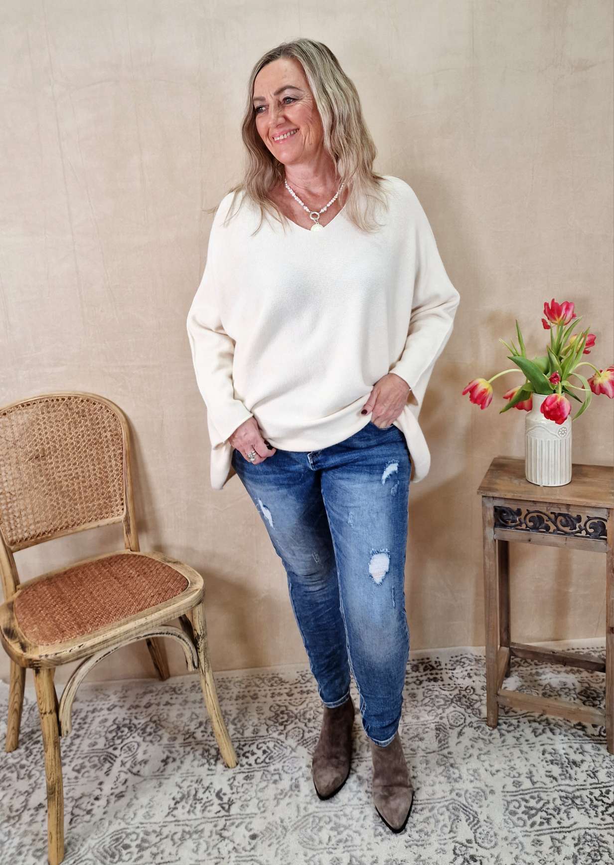 DESTROEYD JEANS MARIE - VARIANTENARTIKEL Denim Hose Skinny Blue Washed out DESTROEYD JEANS MARIE - VARIANTENARTIKEL Denim Hose Skinny Blue Washed out
