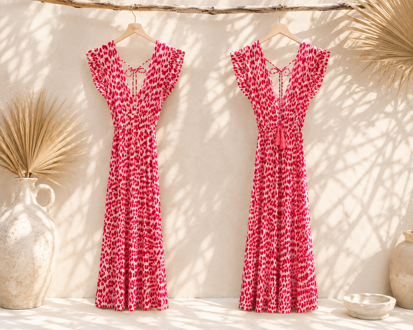 Kleid Arusha – Musselinkleid mit Boho-Charme  – Made in Italy |  tragbar bis Größe 42/44