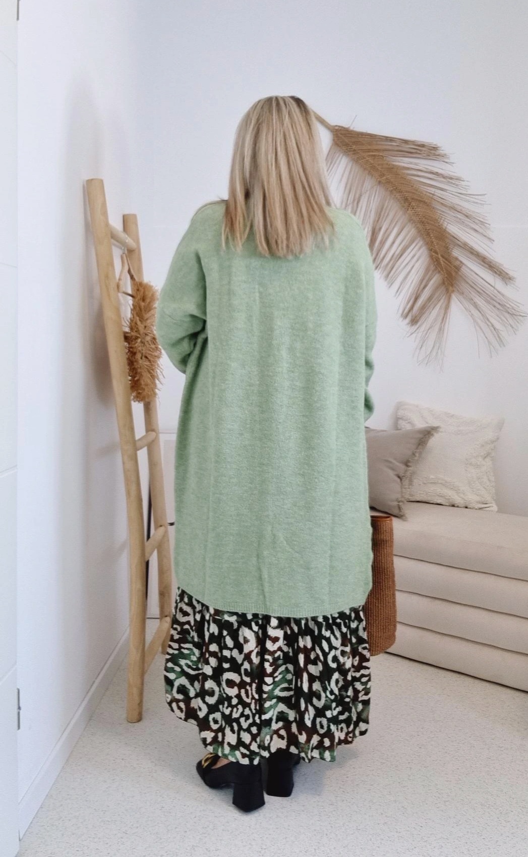 EDLER KNIT CARDIGAN TEODORA GRÜN Strick Jacke Mantel 34-42 Made in Italy EDLER KNIT CARDIGAN TEODORA GRÜN Strick Jacke Mantel 34-42 Made in Italy