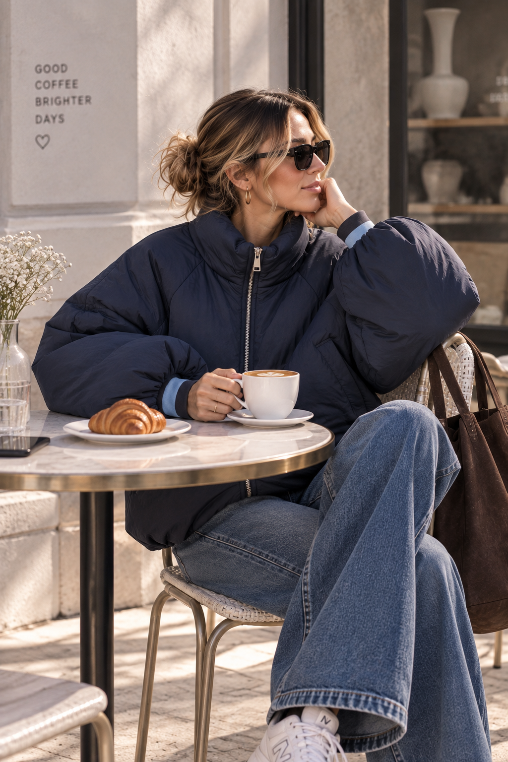Jacke Puffy Monika – lässiger Allrounder für die Übergangszeit Made in Italy 34-42
