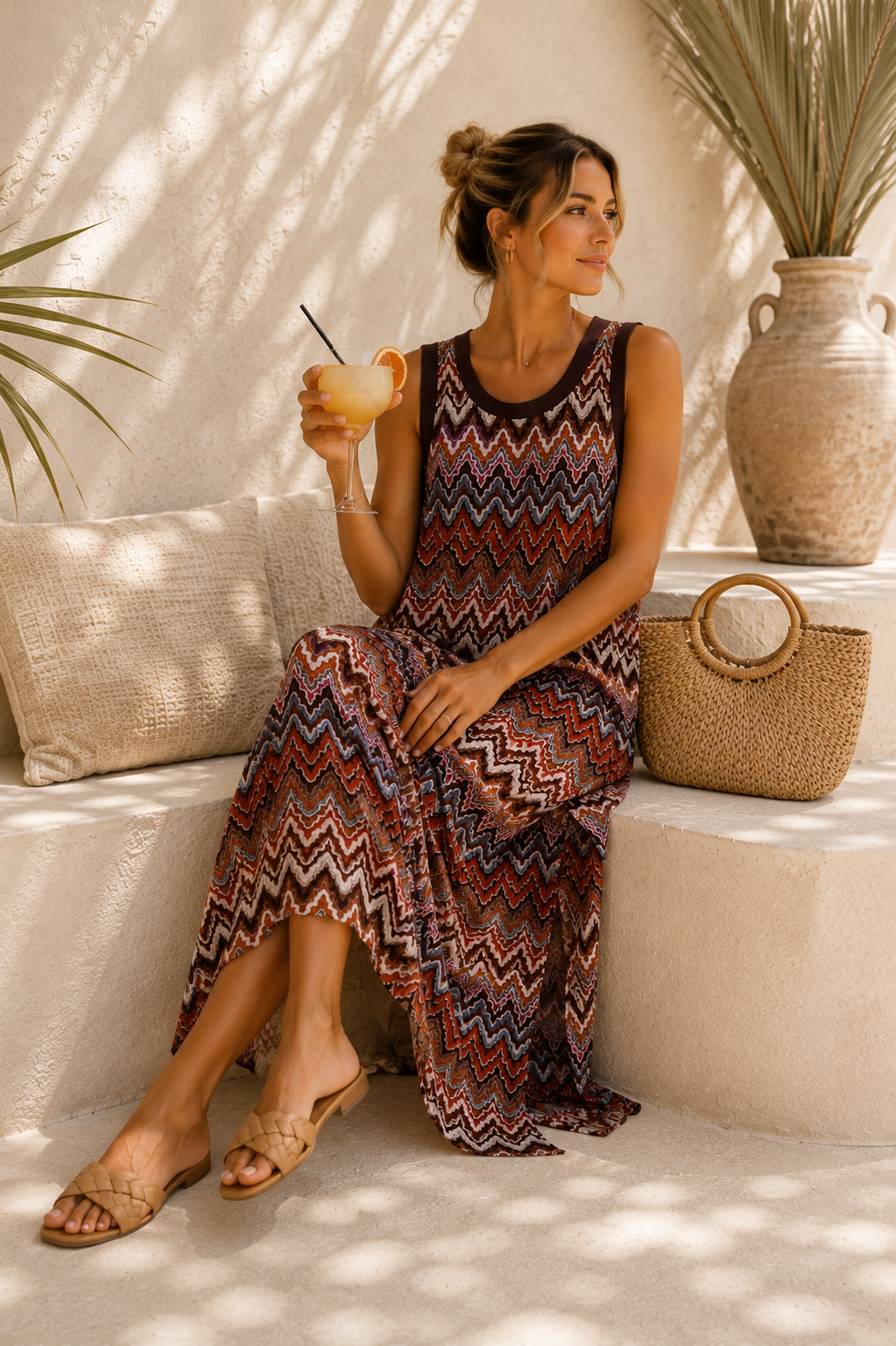 Satin-Kleid MARVA 🌴 Made in Italy Viskose Qualtiät Gr. 34-40/42  Kopie