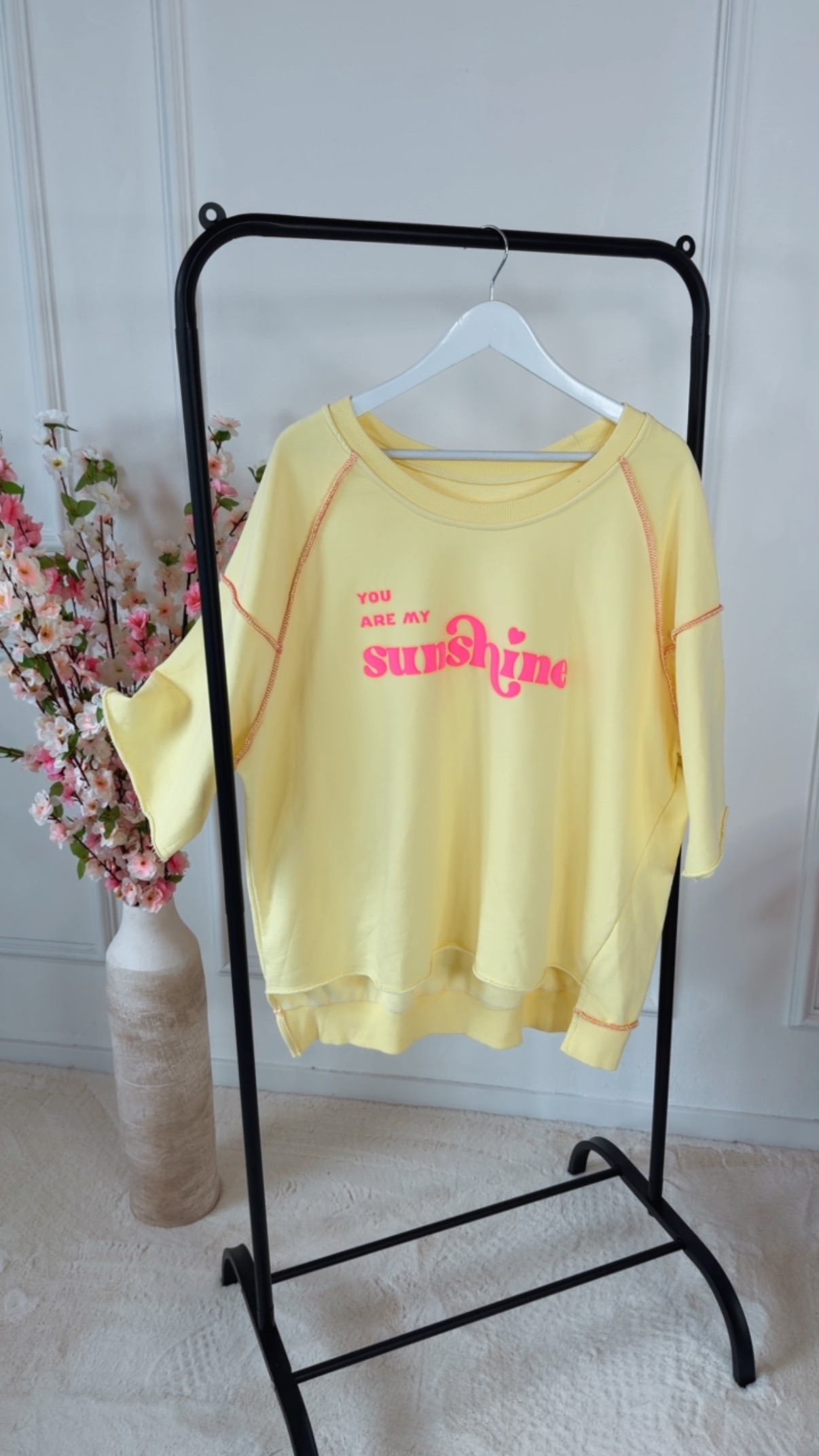 ☀️✨ Vokuhila-Shirt Solavienna Sunshine Made in Italy 34-44/46