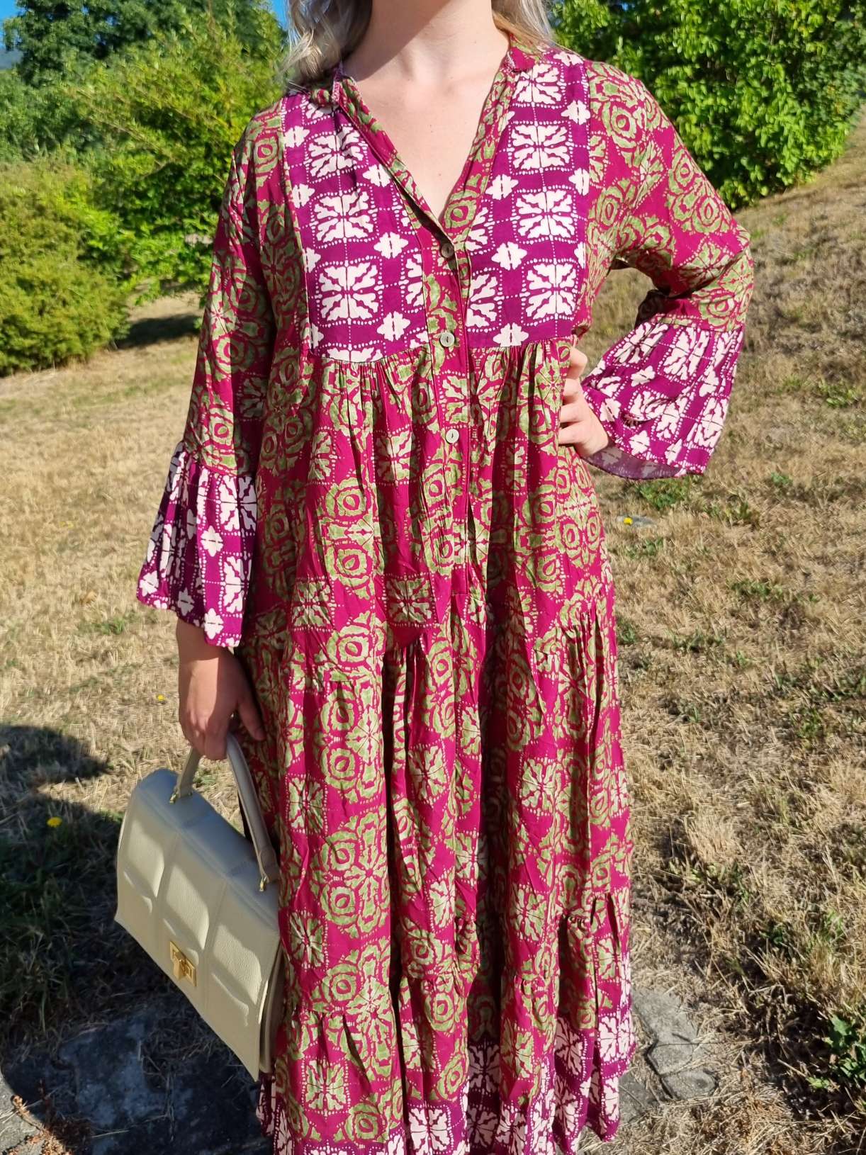 MAXI TUNIKA DRESS ISABELL BURGUNDER 34-40/42 Made in Italy langes Kleid Hängerchen Tunikakleid MAXI TUNIKA DRESS ISABELL BURGUNDER 34-40/42 Made in Italy langes Kleid Hängerchen Tunikakleid