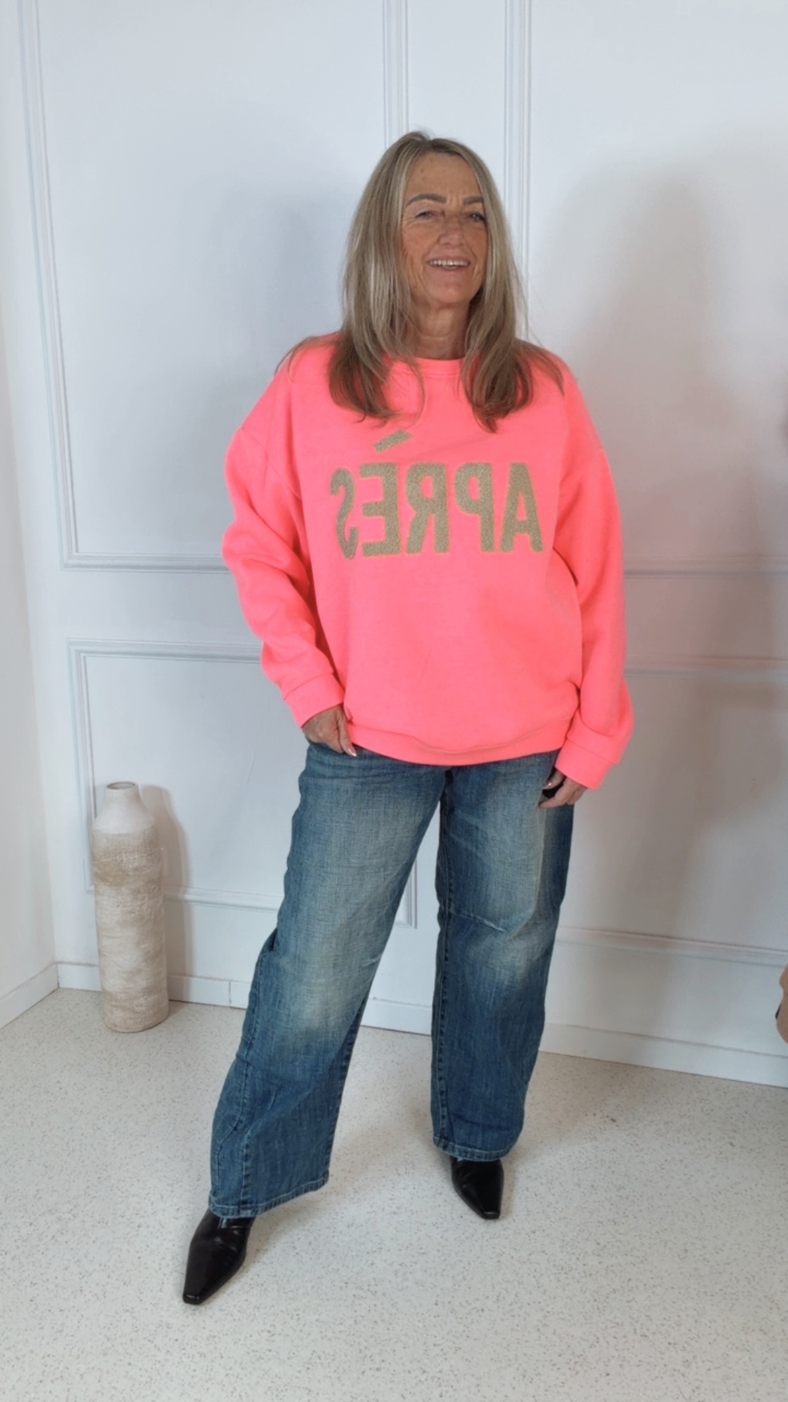 BASIC SWEATER APRES Made in Italy 36 - 42 Pullover