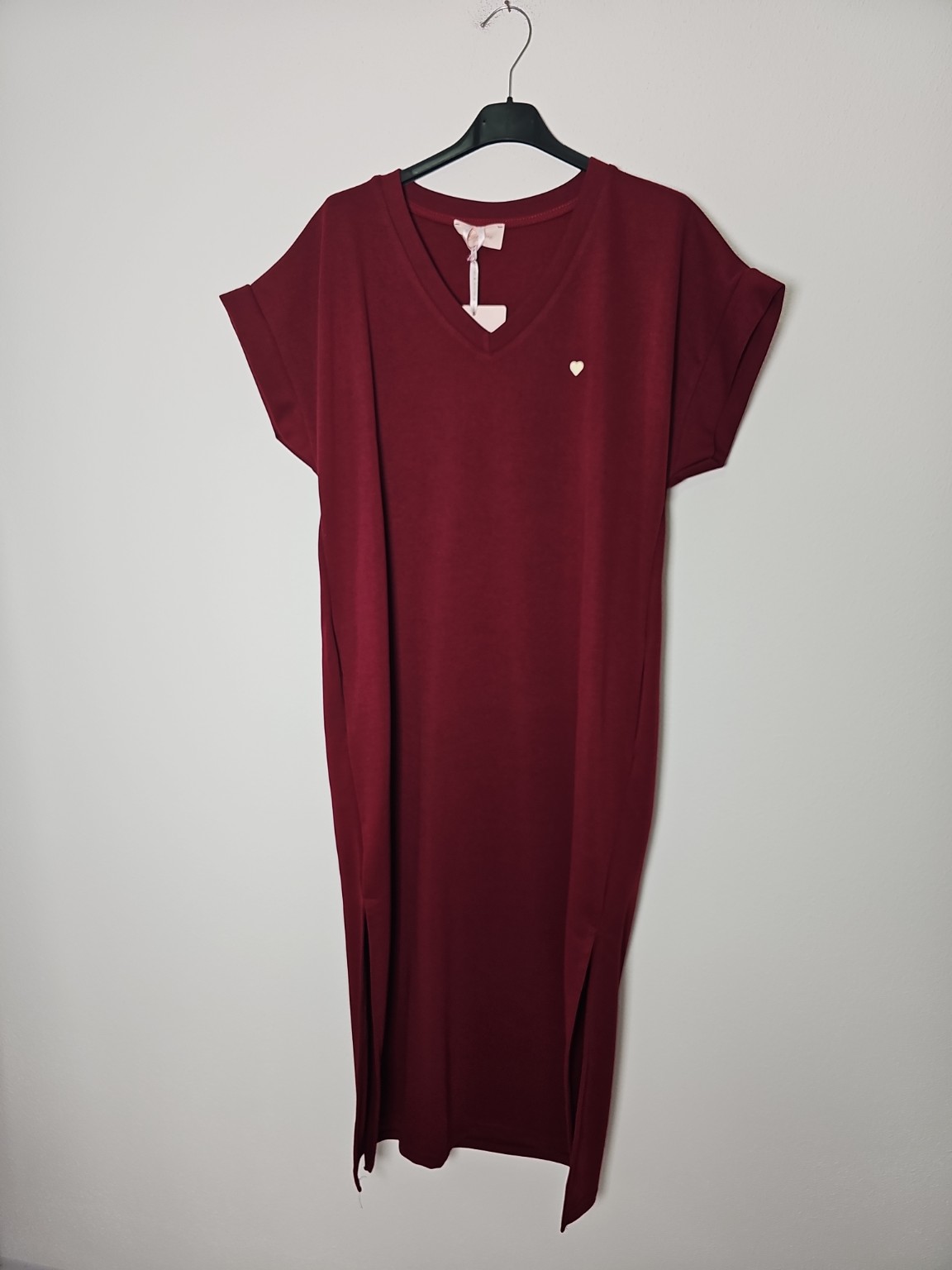 Sweatshirt-Kleid Taliya Mini Herz Made in Italy 34-42/44