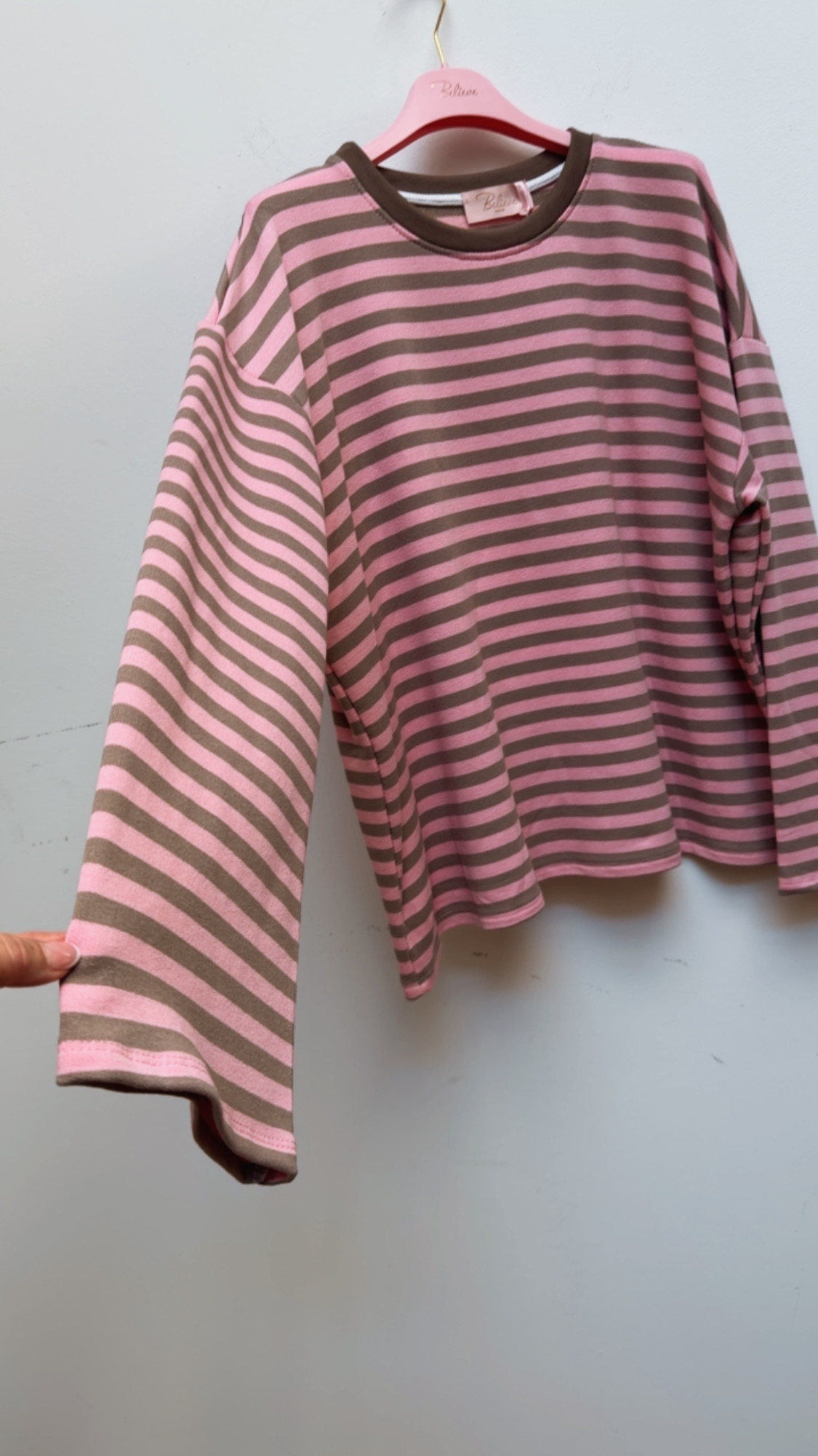 Shirt Langarm Ornella Stripes Made in Italy 34-42/44