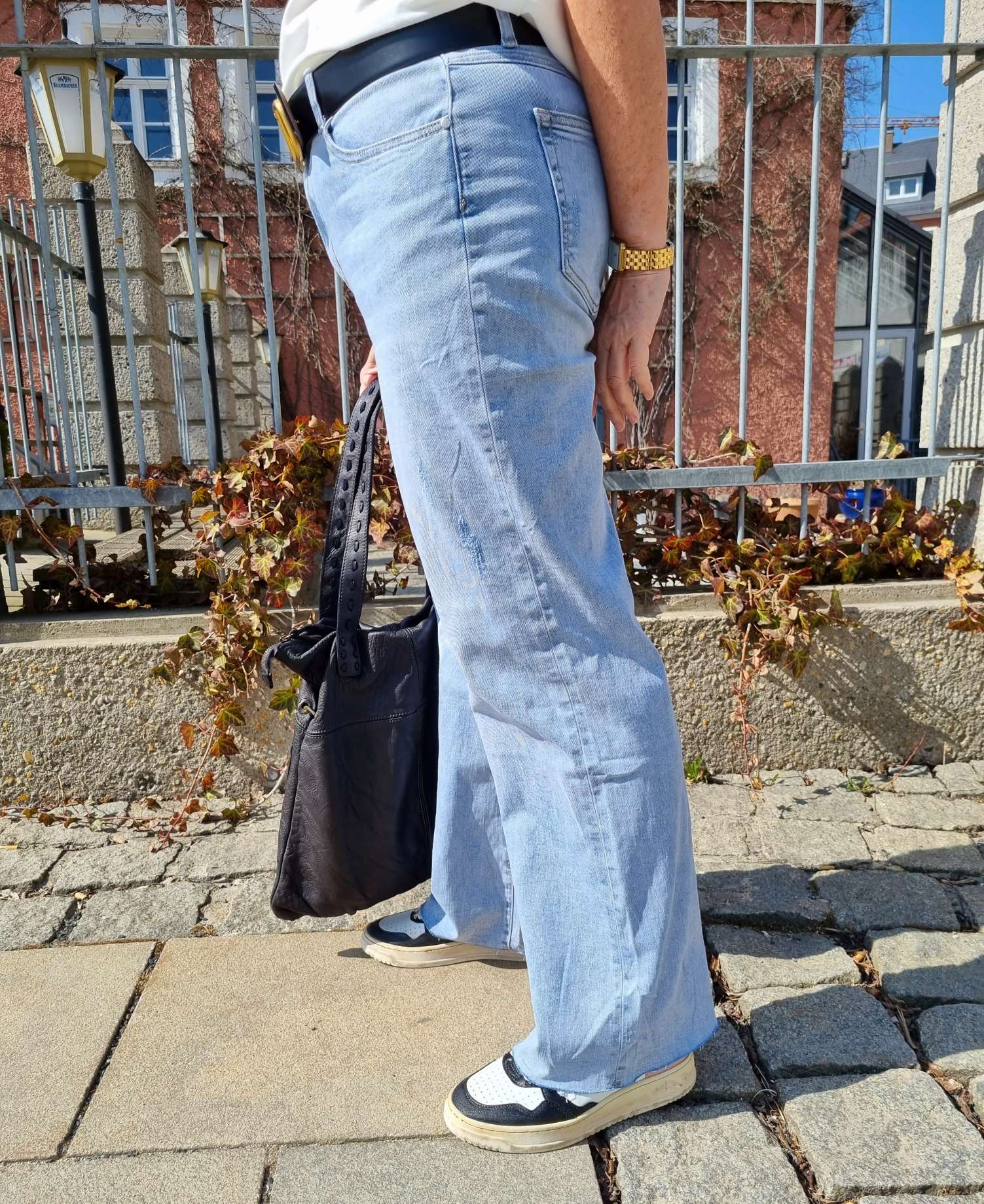 MARLENE JEANS ALEX - VARIANTENARTIKEL Denim Schlag Hose blue MARLENE JEANS ALEX - VARIANTENARTIKEL Denim Schlag Hose blue