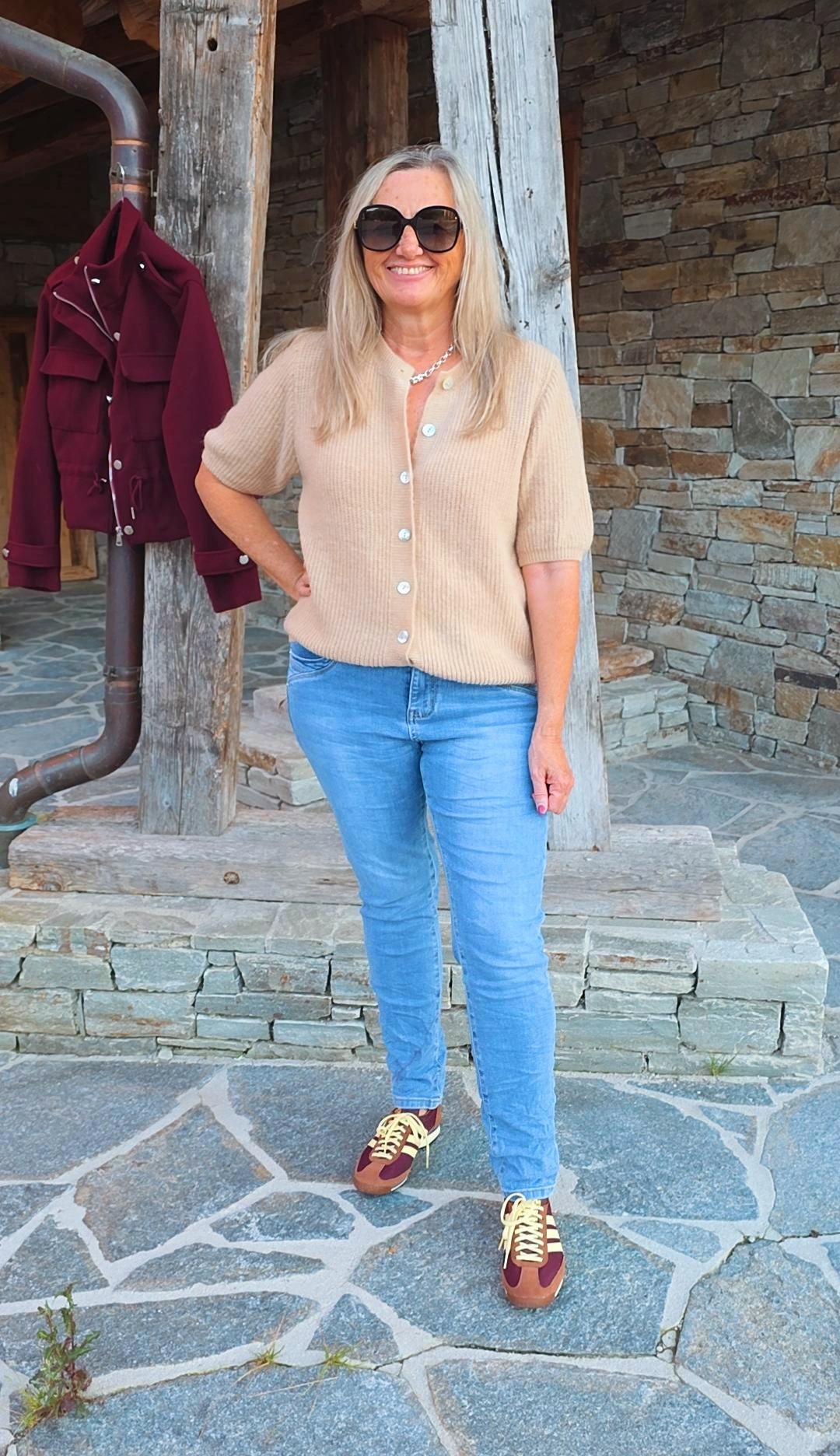 BASIC JEANS LIYANA destroyed Made in Italy Variantenartikel K2712 Blau