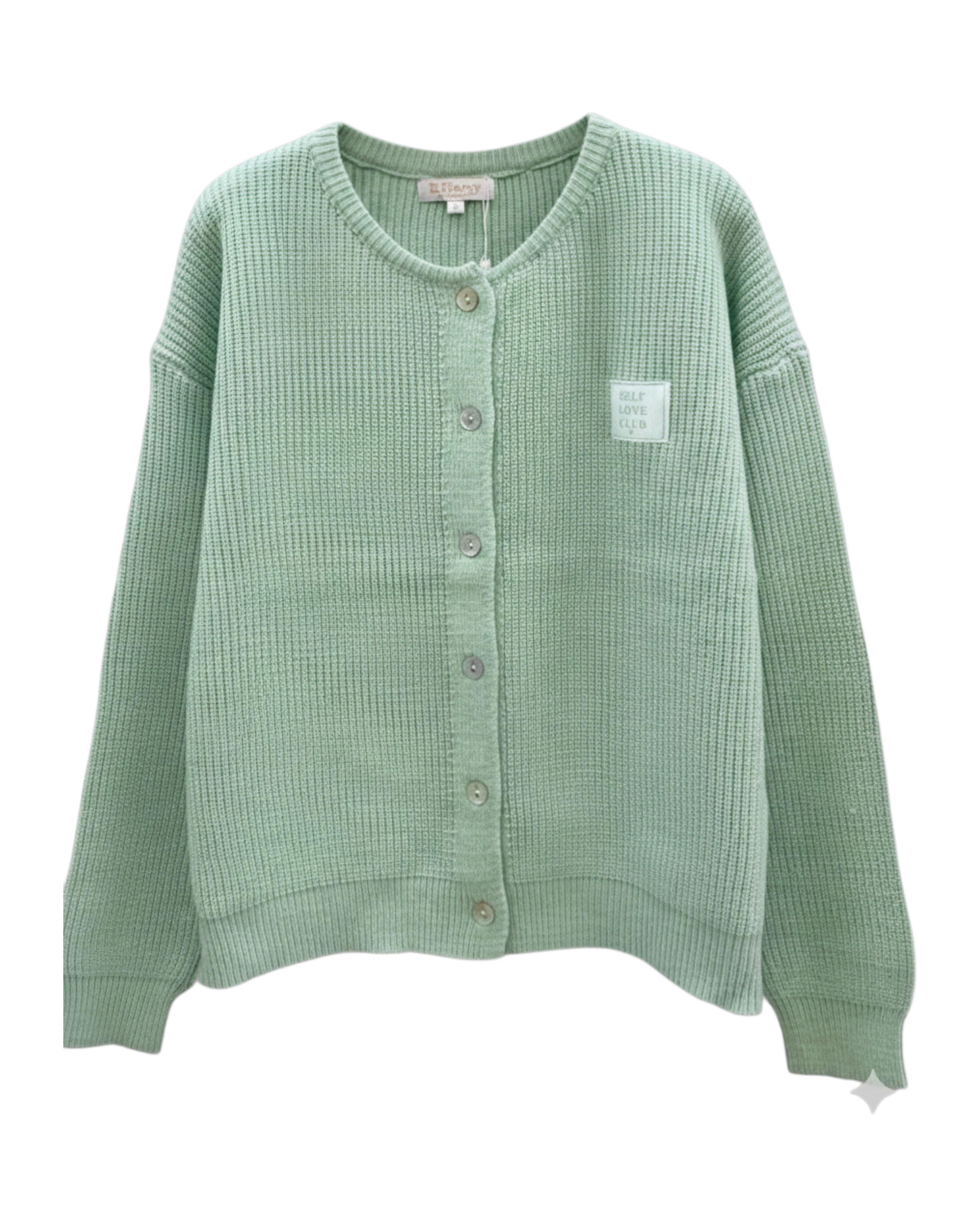 💖STRICKJACKE AMARA SELF LOVE CLUB  34-42 Italy Style Cardigan