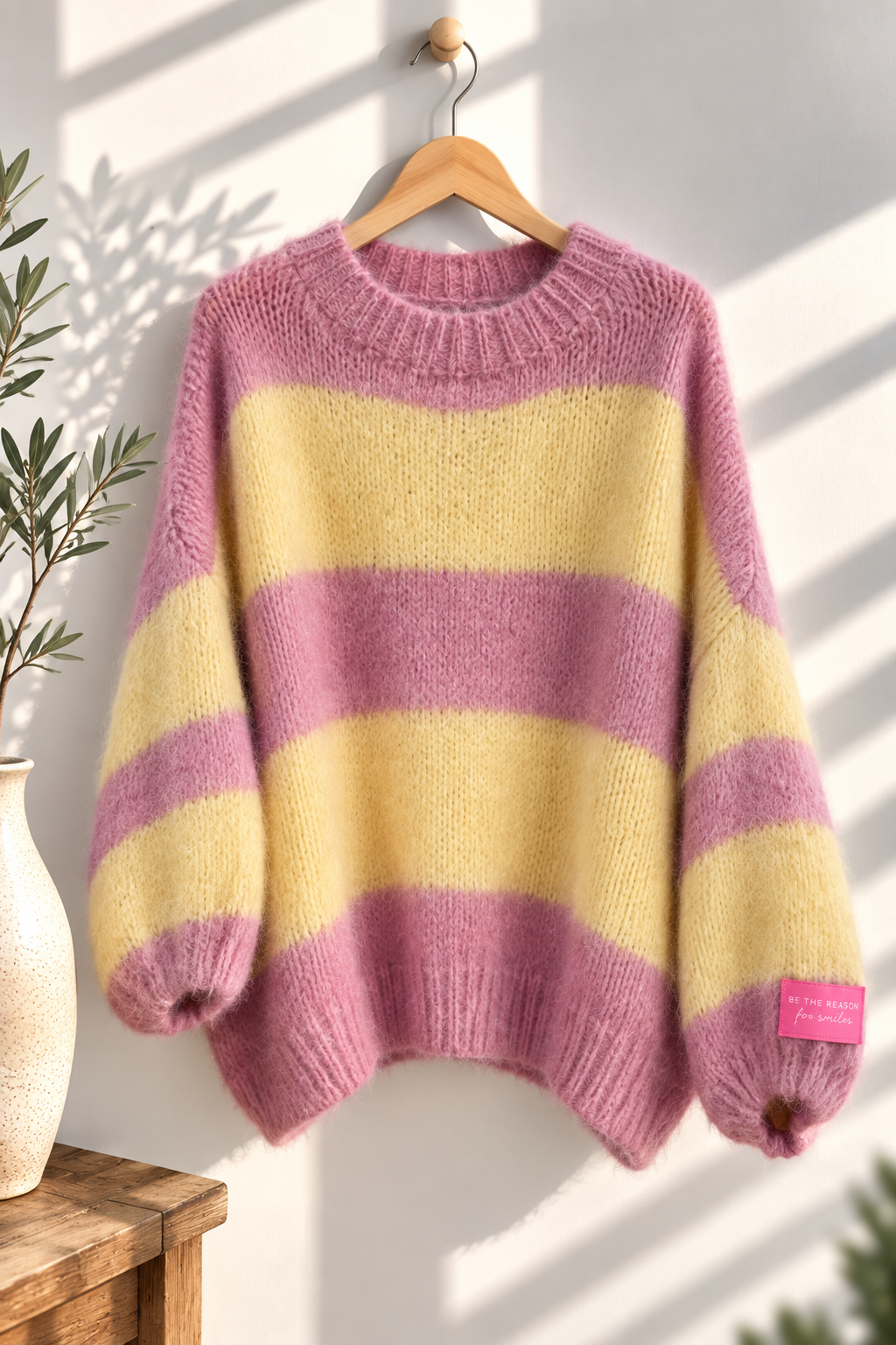 Kuschelpullover SP0082 – Made in Italy Gr. 34-42 Strick Pullover