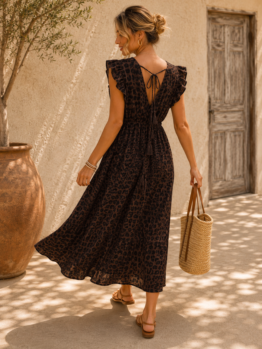 Kleid Arusha – Musselinkleid mit Boho-Charme  – Made in Italy |  tragbar bis Größe 42/44