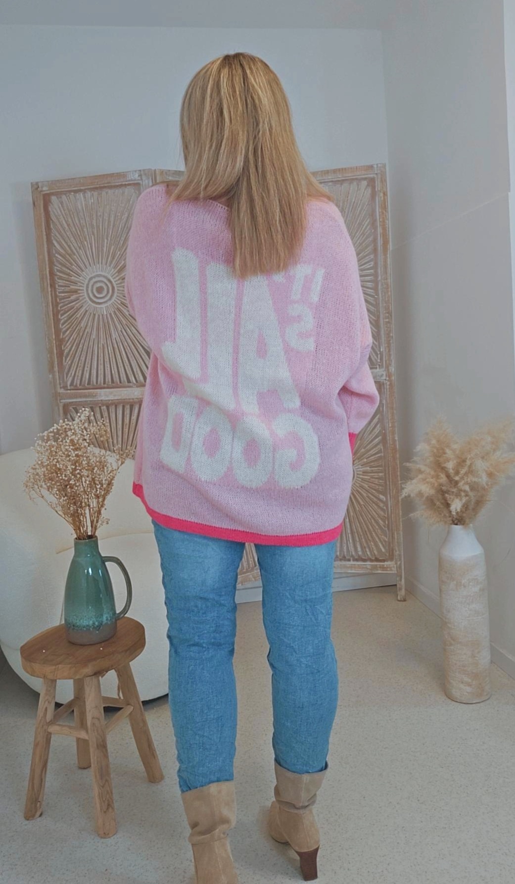 TREND PULLOVER CELINA Made in Italy Strickpullover 34-42/44 ALL GOOD