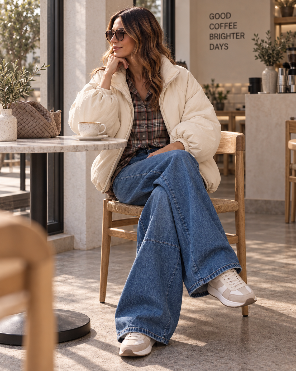 Jacke Puffy Monika – lässiger Allrounder für die Übergangszeit Made in Italy 34-42