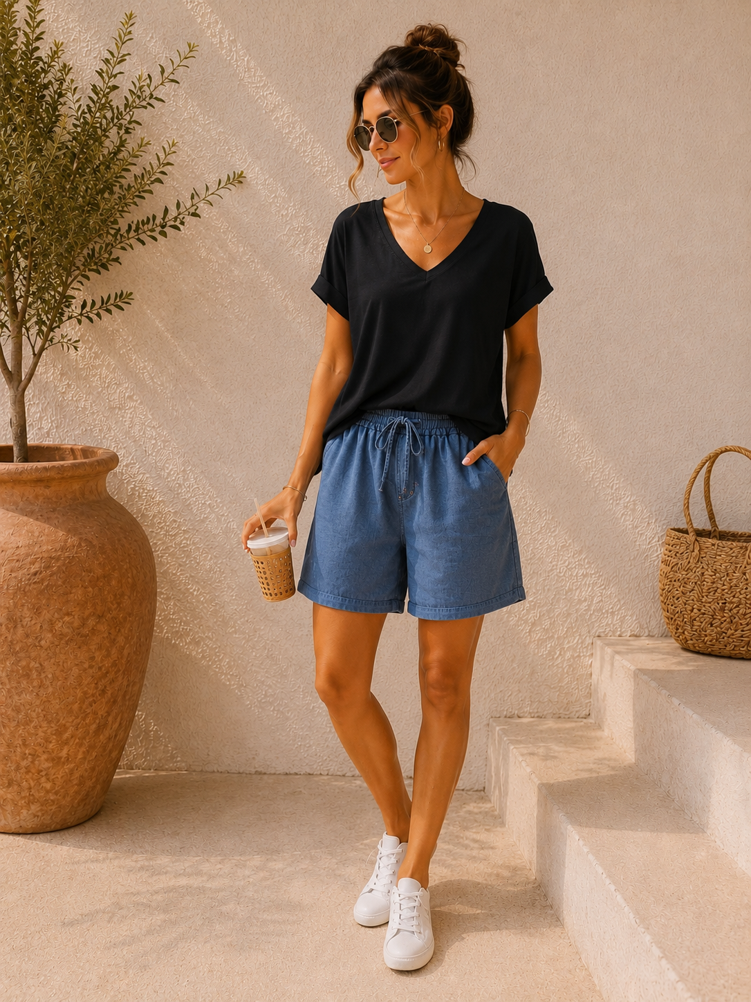 Basic-Shirt Formentera Uni Made in Italy 34-40/42