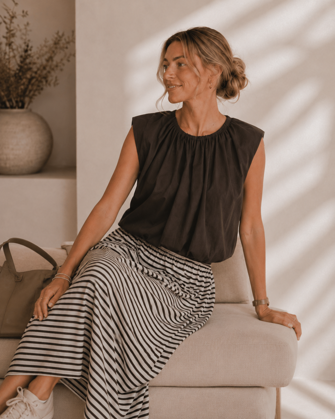 Bluse Viona – Ballonform Made in Italy 34-40/42