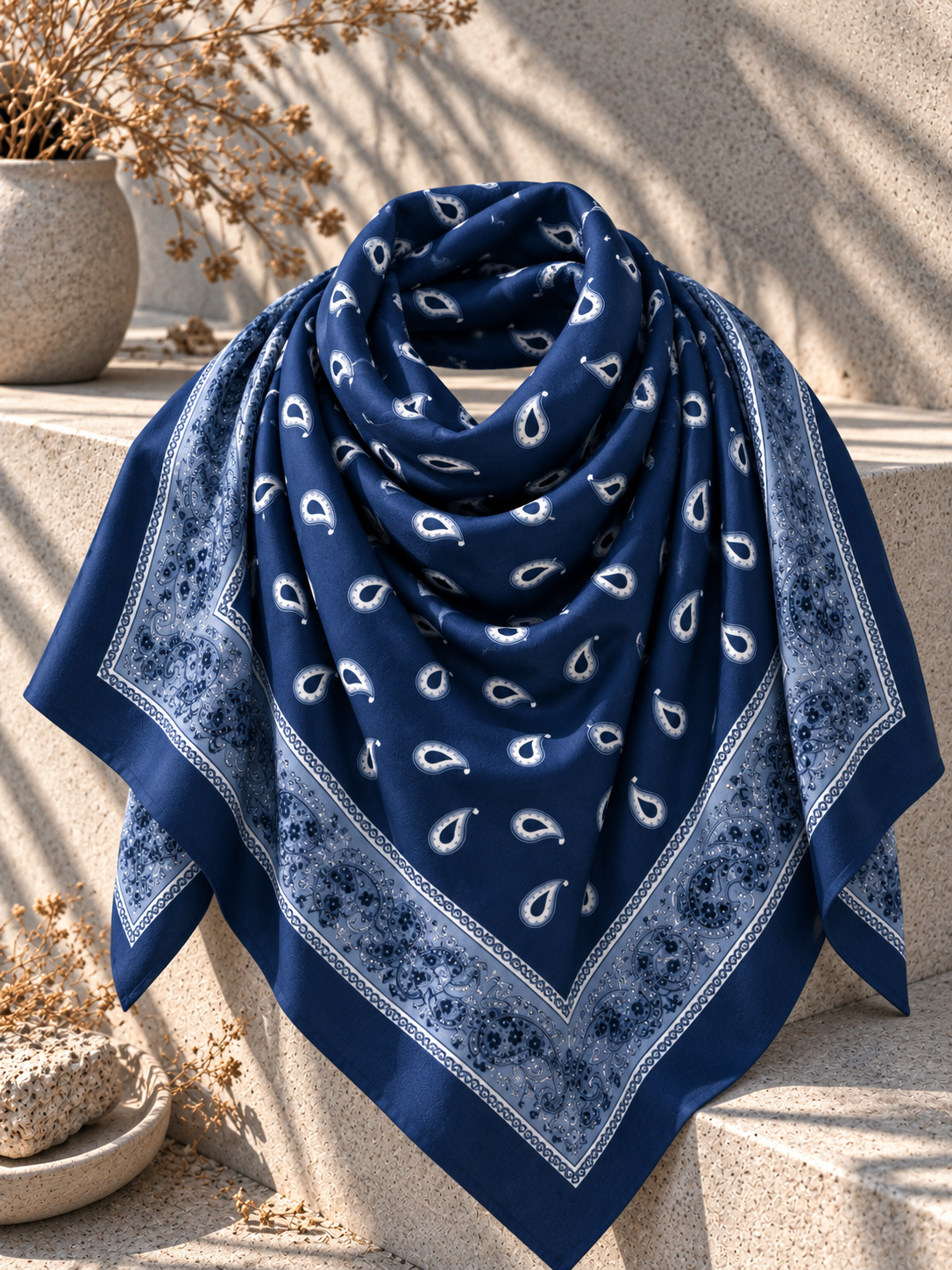 Bandana Tuch – Paisley-Look I T0168 I Made in Italy