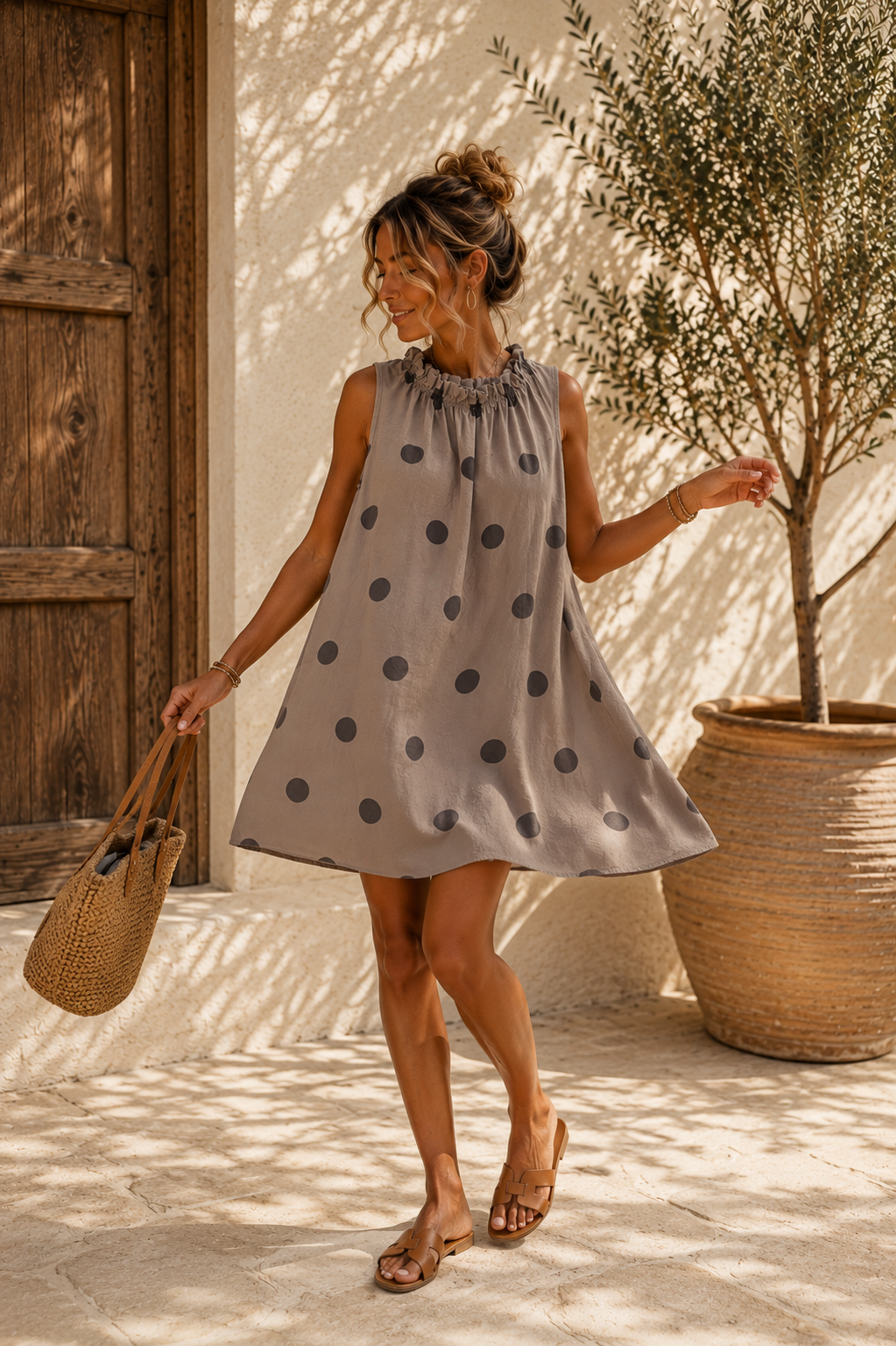 Dots-Kleid Zola Made in Itlay 34-40/42