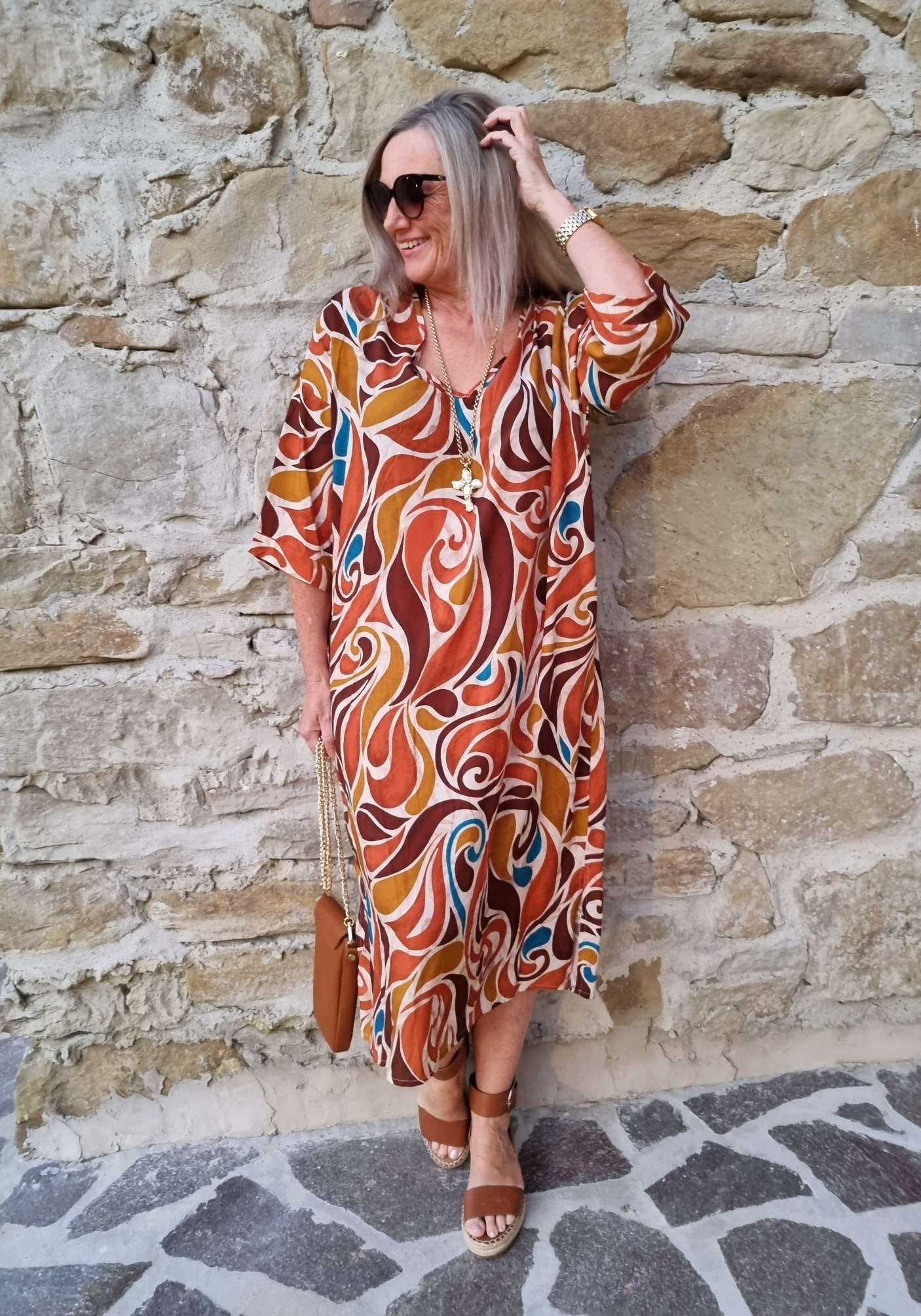 EDLES DRESS LEA ROST 34-42 Made in Italy Kleid EDLES DRESS LEA ROST 34-42 Made in Italy Kleid